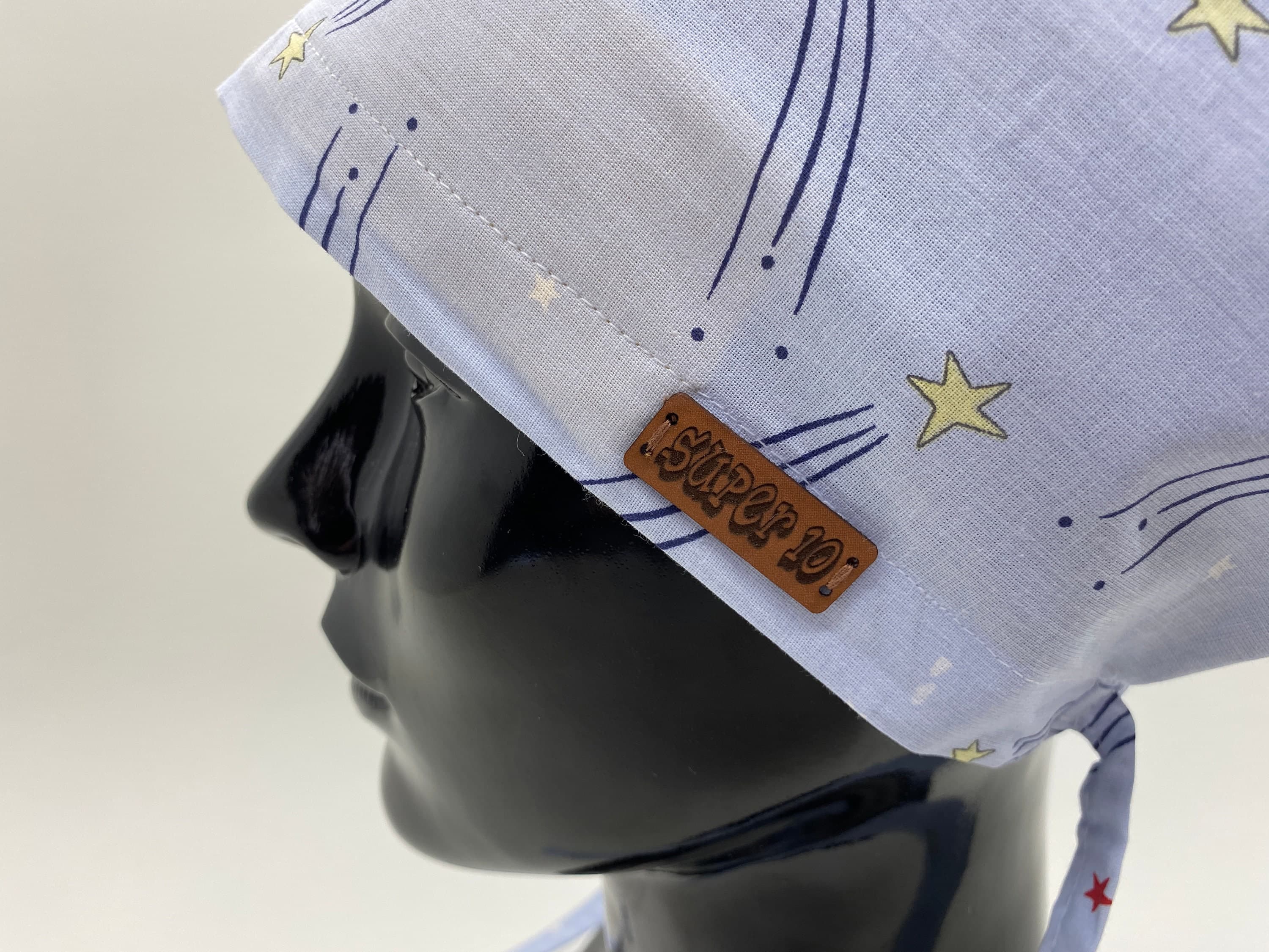 Surgical Hat for Women with Long Hair, Dental Cap, Surgical Scrub Cap, Doctor Scrub Cap, Ponytail Scrub Cap, Dentist Cap,       HAT185 - image 4