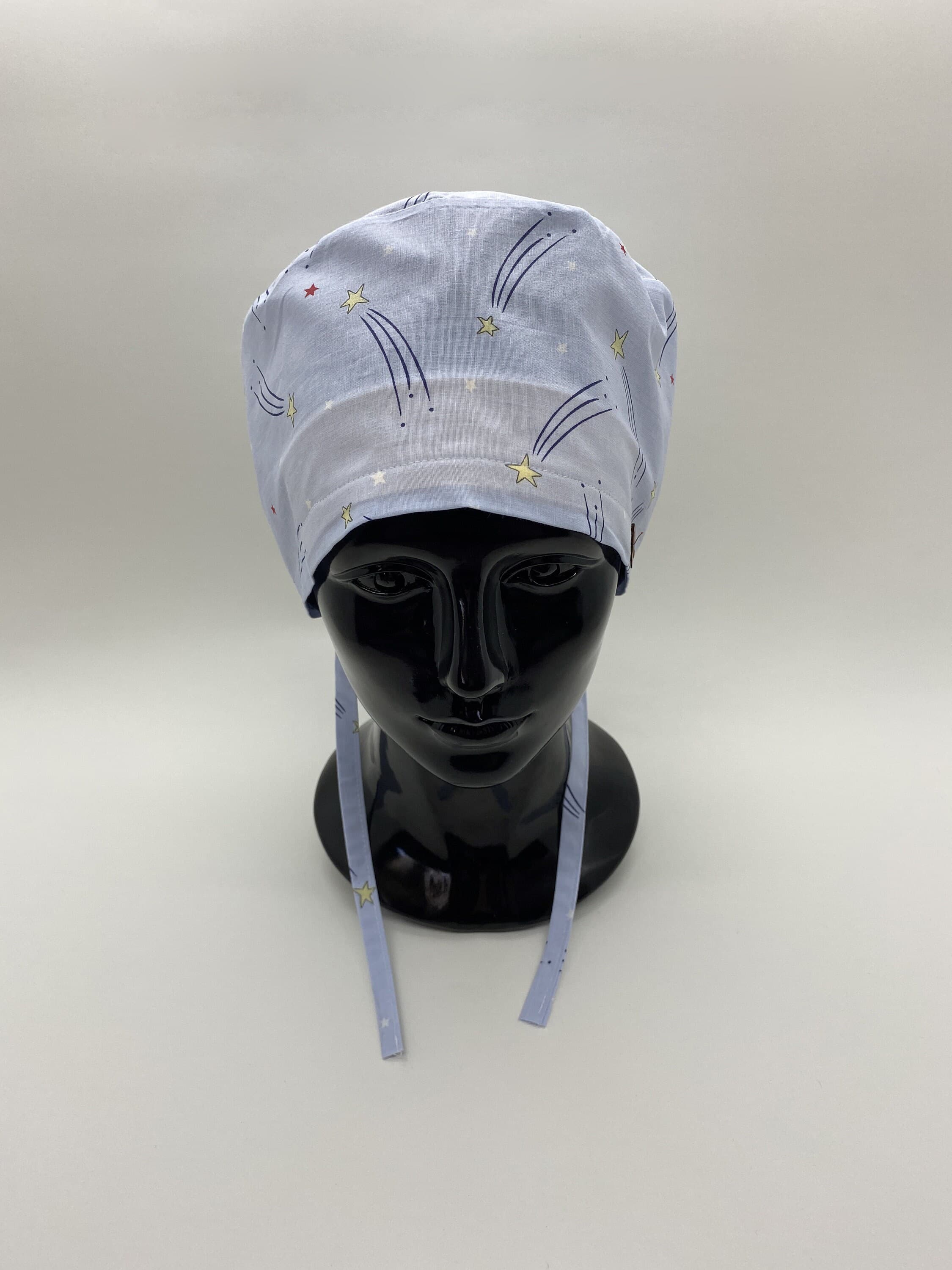 Surgical Hat for Women with Long Hair, Dental Cap, Surgical Scrub Cap, Doctor Scrub Cap, Ponytail Scrub Cap, Dentist Cap,       HAT185 - image 3