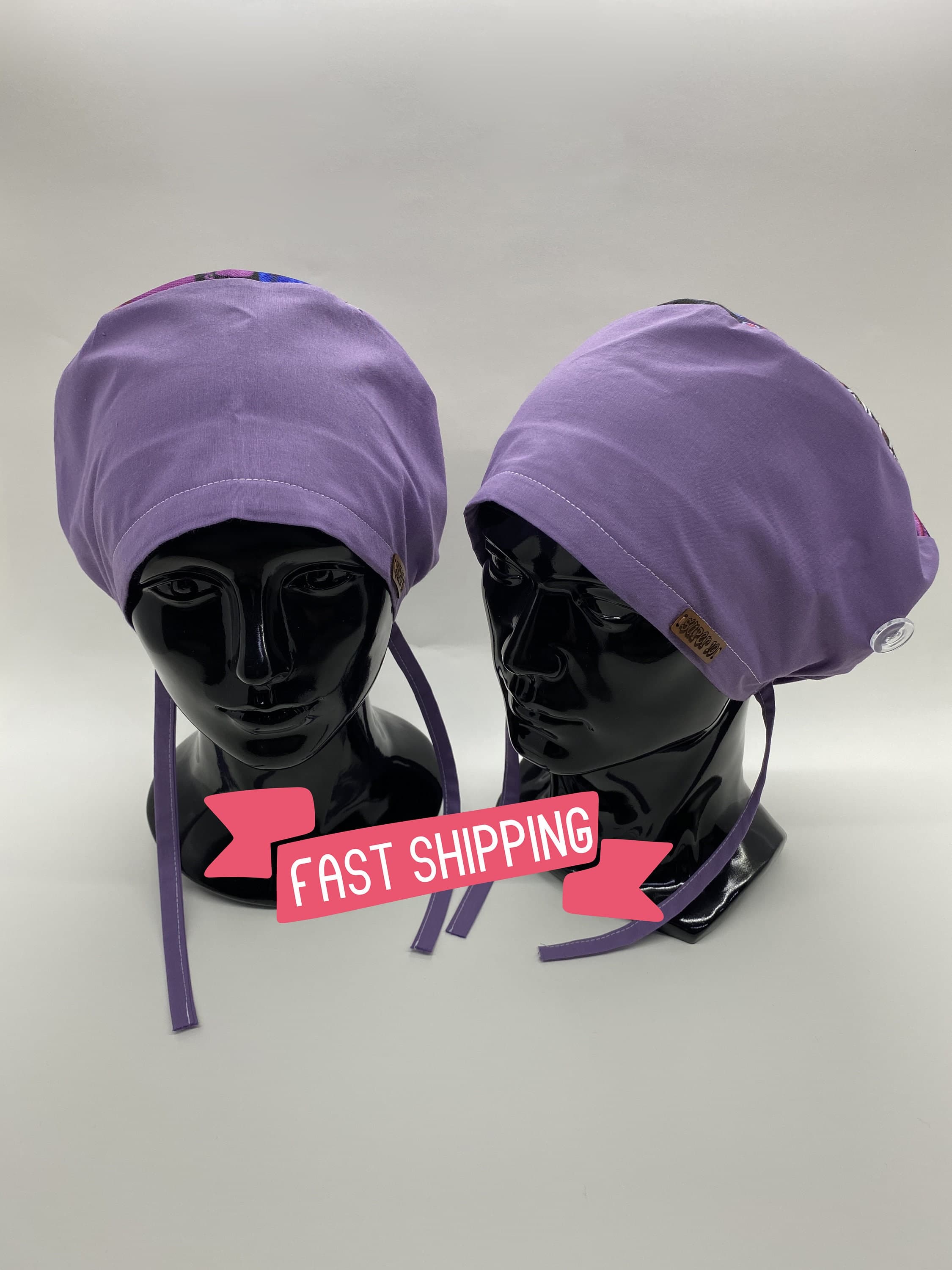 Anime Scrub Hat, Scrub Cap, Dentistry Surgical Scrub Hat, Scrub Cap With Tie, Nurse Head Cap, Dental Scrub Cap,       HAT192 - image 3