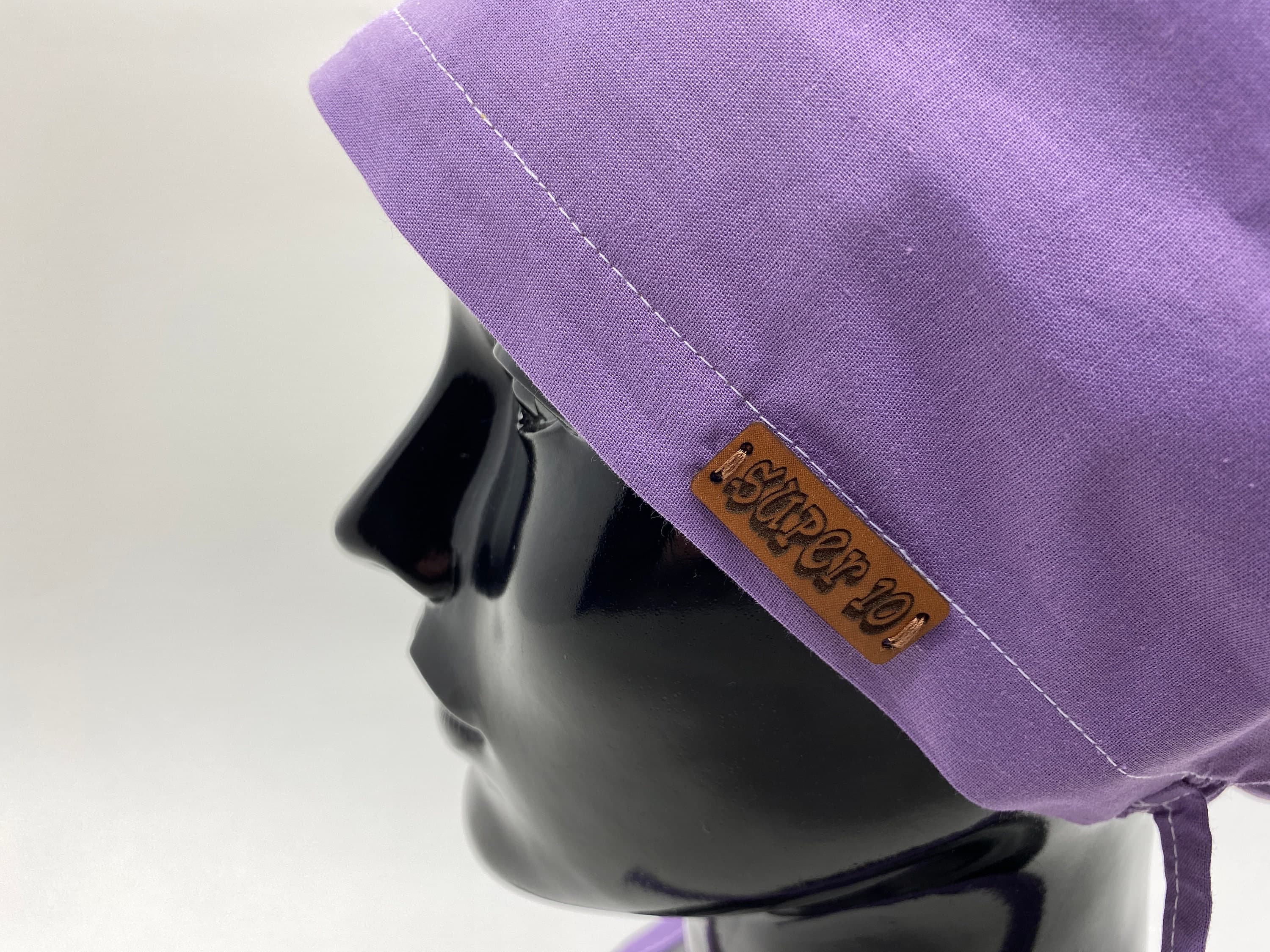 Scrub Cap, Elastic Scrub Cap,  Lilac Scrub Cap, Scrub Hat, Scrub Cap, Womens Scrub Cap, Scrub Hat Pattern, Scrub Cap, Chef Hat,    HAT204 - image 5