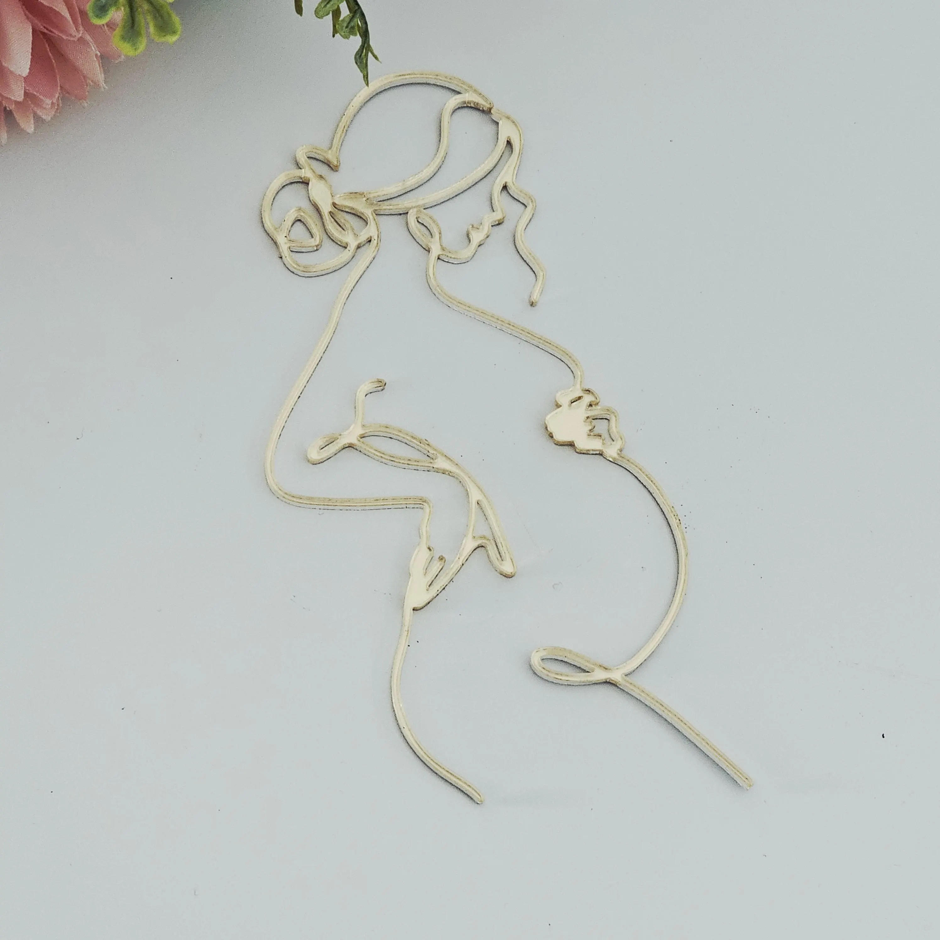 Baby Pregnancy Cake Charm | Baby Mom Cake | Gender Reveal Cake Charm | Baby Shower Cake Charm
