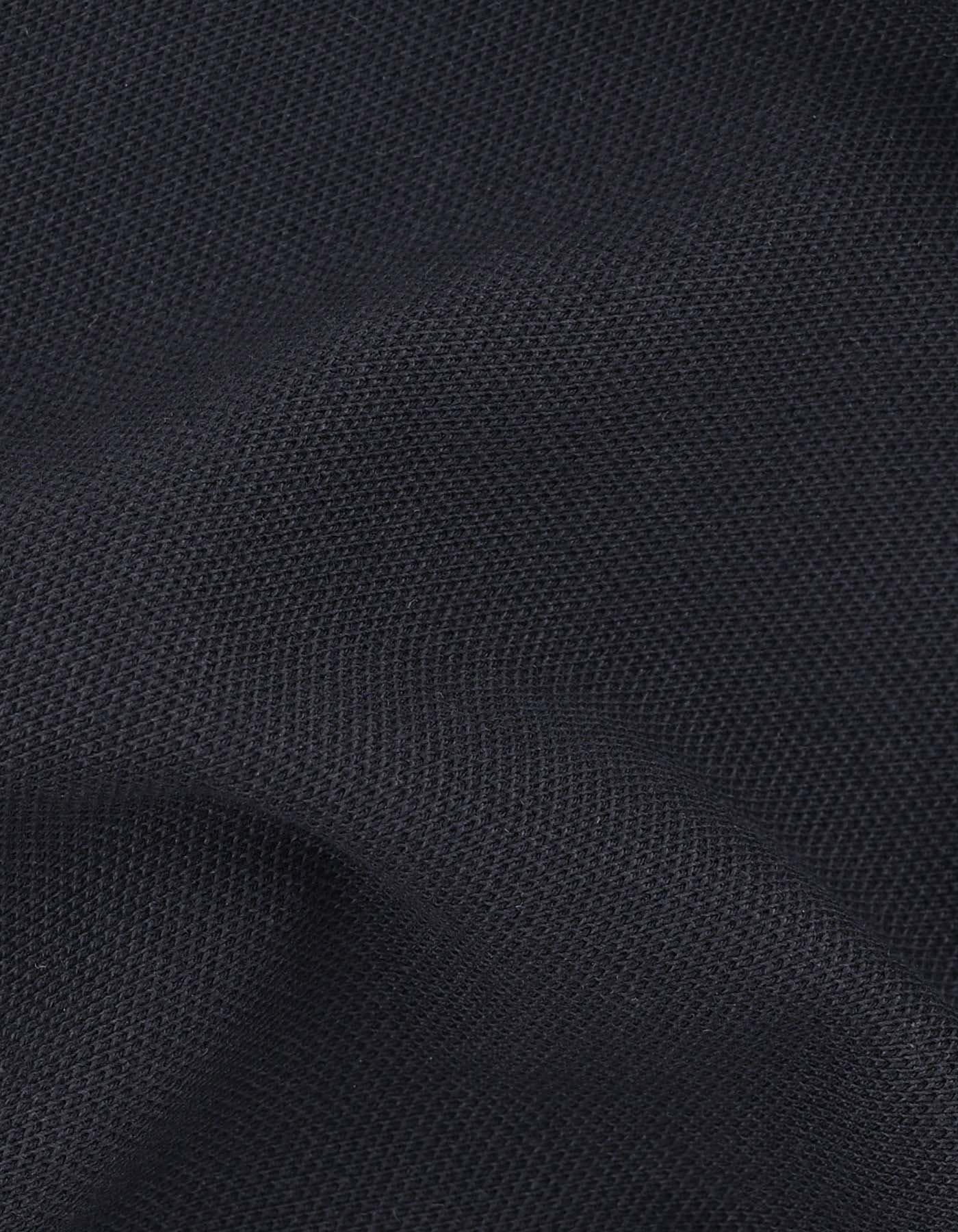 Men's Black Pique Polo Shirt | Cotton Blend, Embroidered Logo - image 5