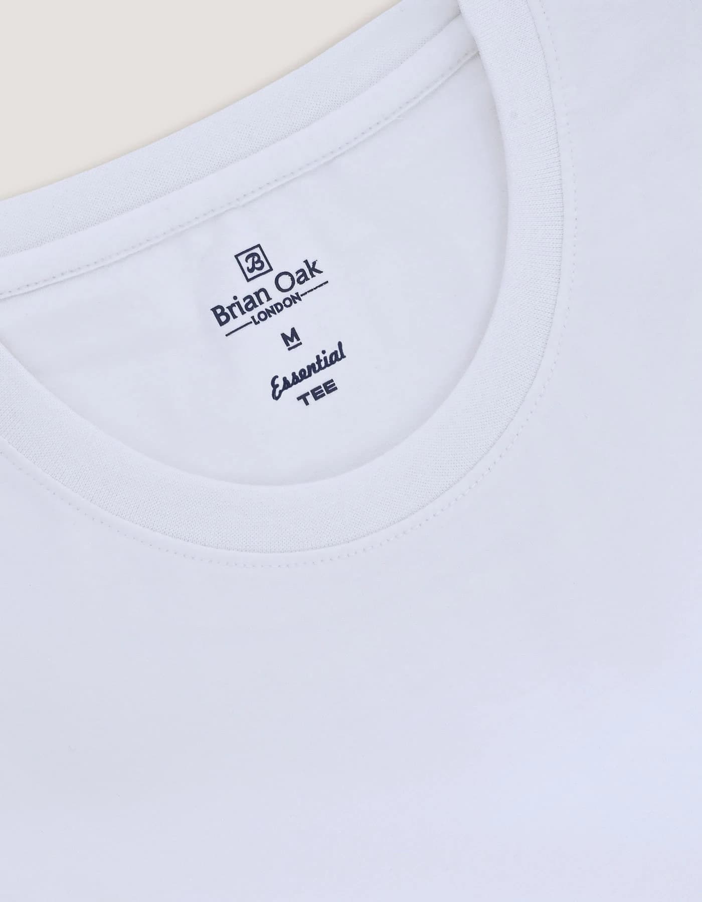 Men's White Plain Cotton T-Shirt - image 4