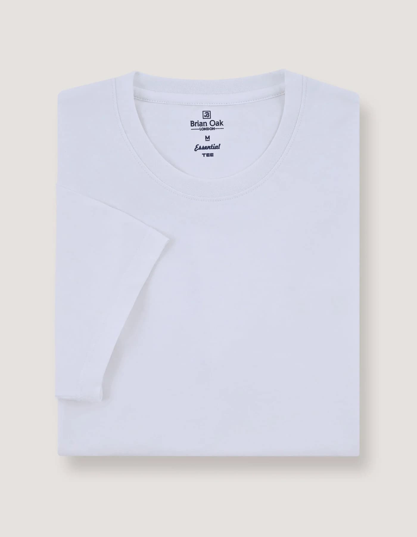 Men's White Plain Cotton T-Shirt - image 3