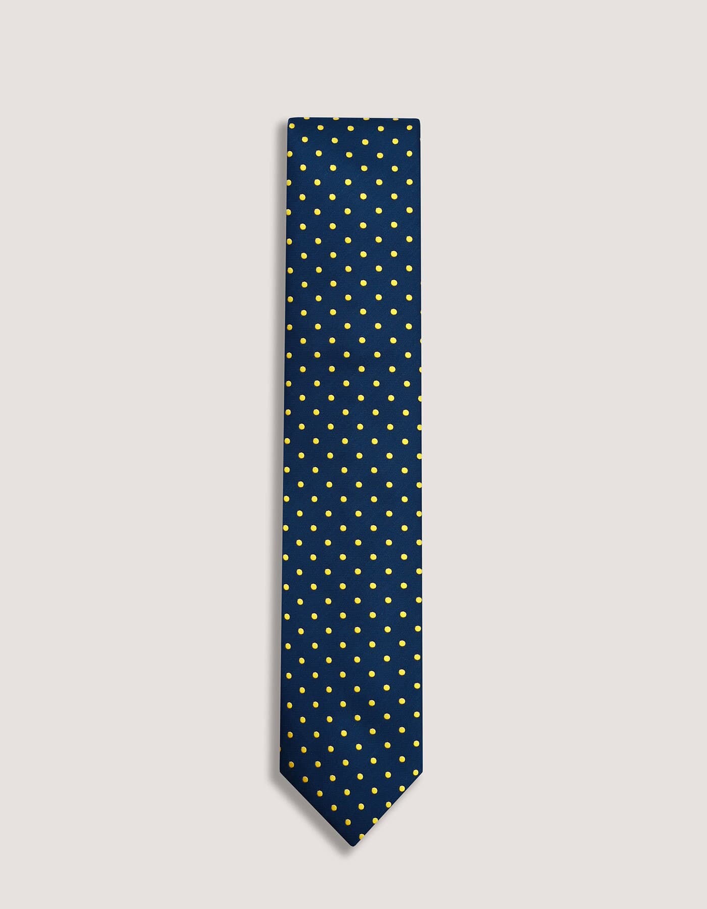 Necktie | Sunflower Yellow Dotted Microfiber Tie | Gift for man, unique men's tie, elegant edgy Tie, Wedding tie, Groom tie - image 3