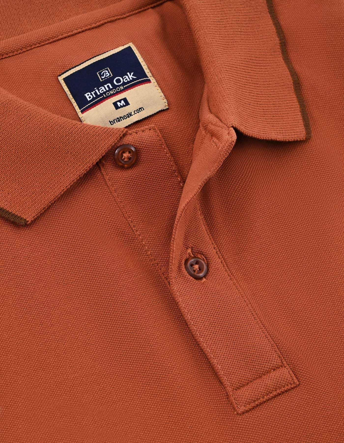 Men's Rust Polo | Men's Premium Polo - image 4