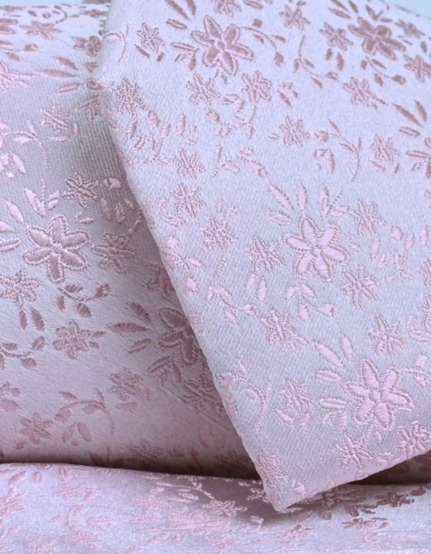 Necktie | Baby Pink Floral Silk Tie | Gift for man, unique men's tie, elegant edgy Tie, Wedding tie - image 5