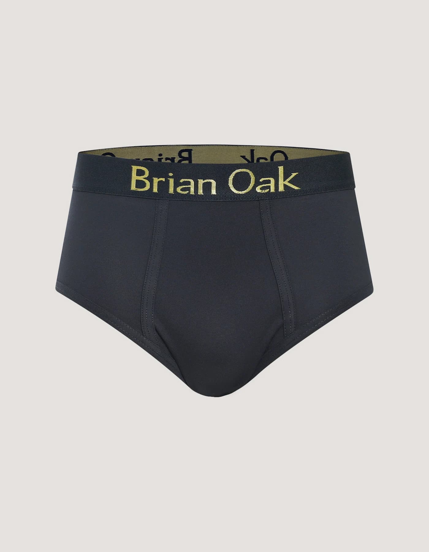 Black Plain Jersey Brief - image 5