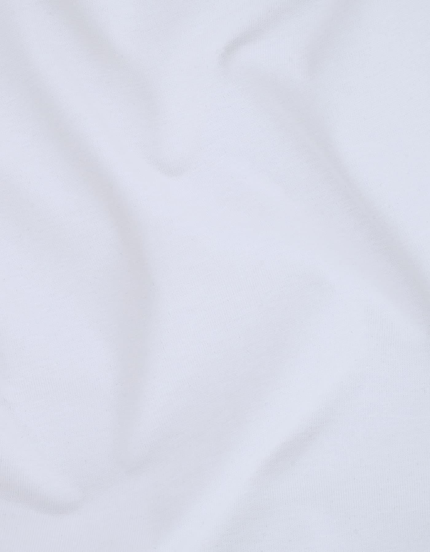 Men's White Plain Cotton T-Shirt - image 5