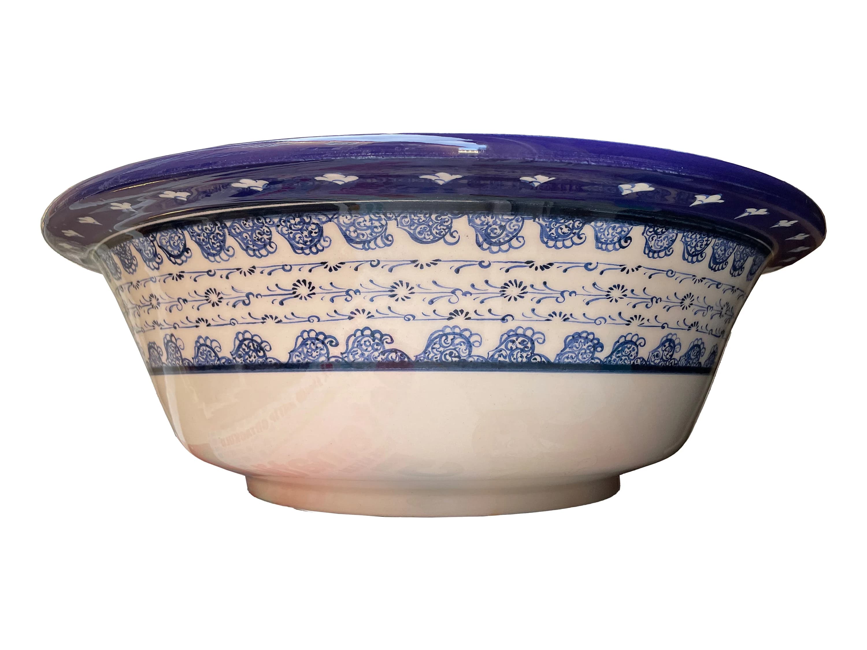 Blue Golden Horn Modern Bathroom Sink, Ceramic Round Washbasin, Vanity Vessel Sink, Kitchen Sink, Powder Room Sink, Bathroom Remodeling - image 5