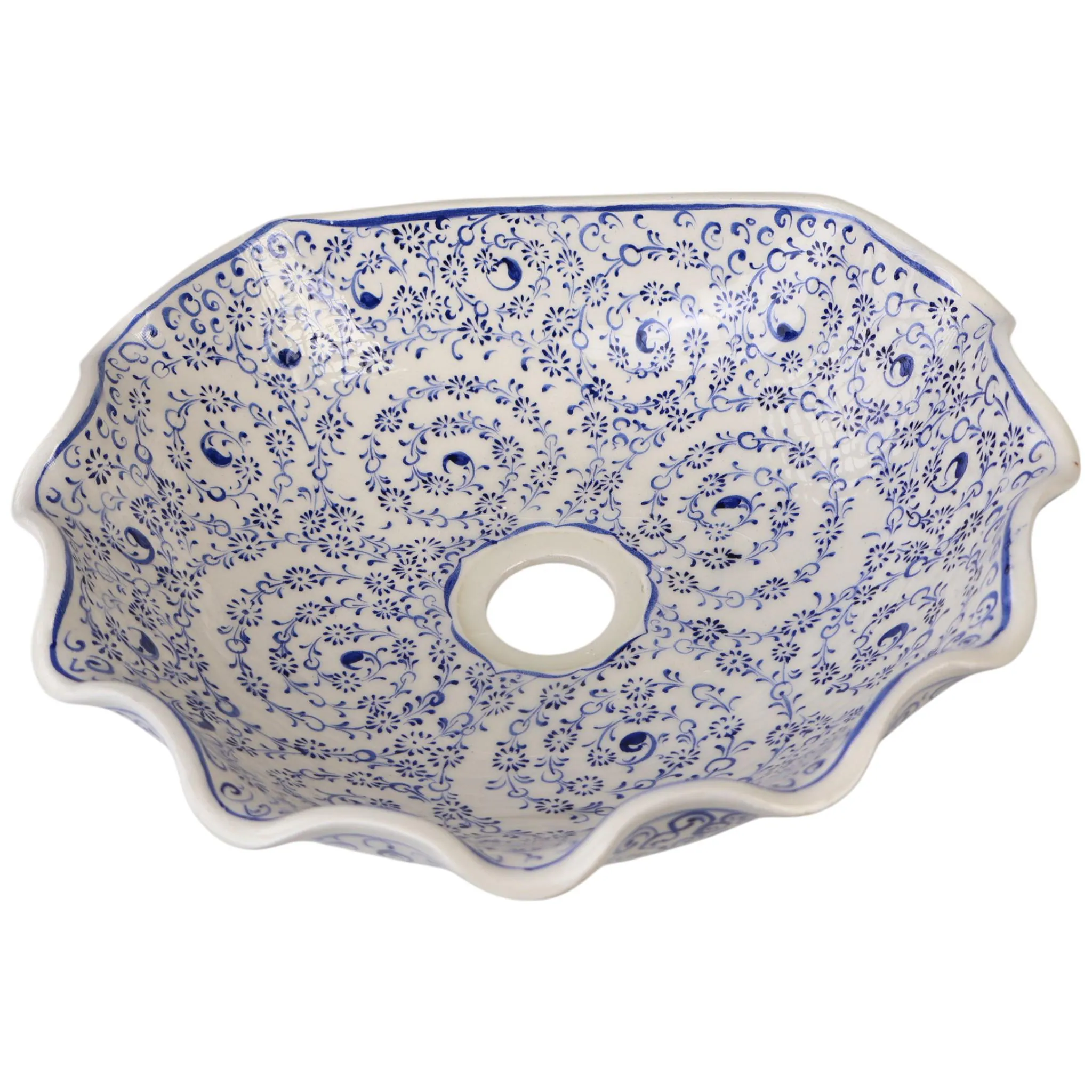 Bathroom Countertop Golden Horn Spiral Sink, Ceramic Washbasin, Bath Vanity Sink, Bathroom Remodeling, Master Bath Sink, Guest Bath Washbowl