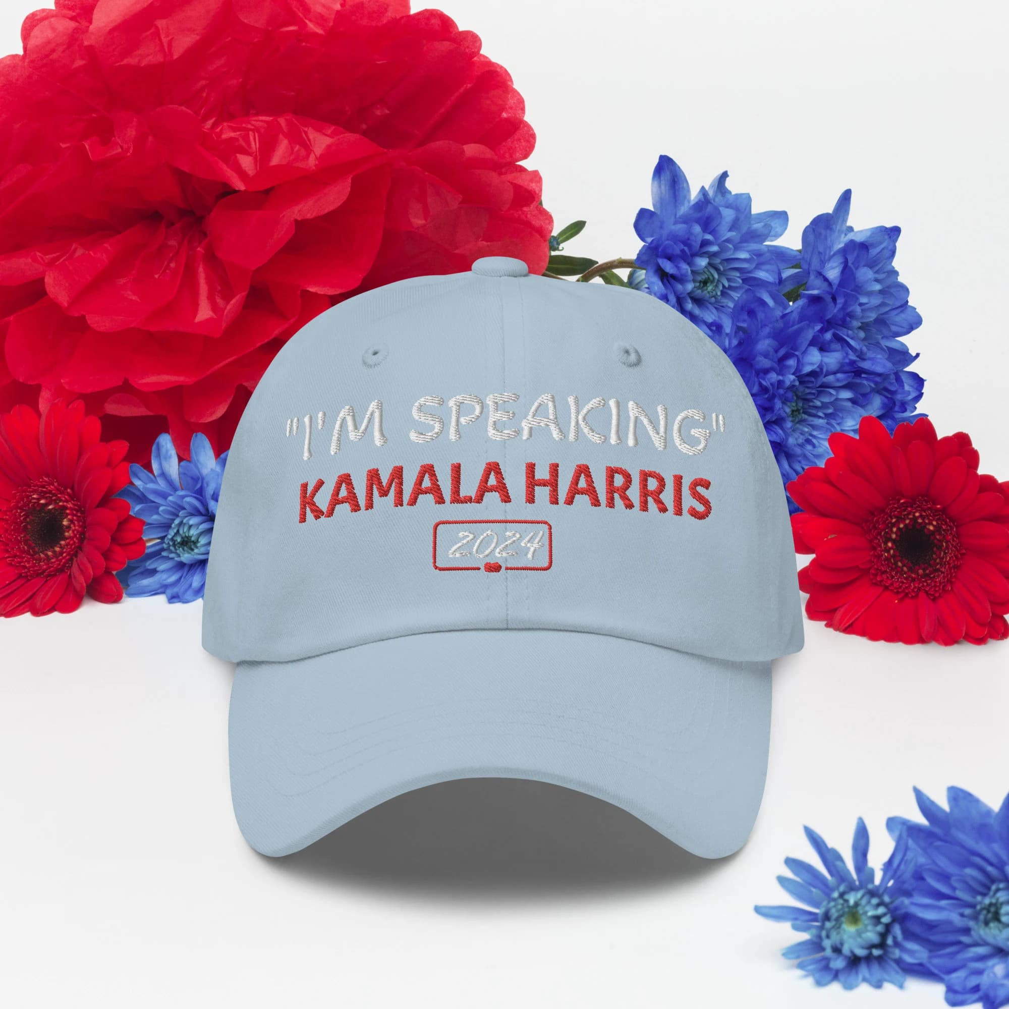 Kamala Harris Dad Hat I'M Speaking Hat Feminist Gift President Harris 2024, First Woman President, Madam President Harris 2024 Hat