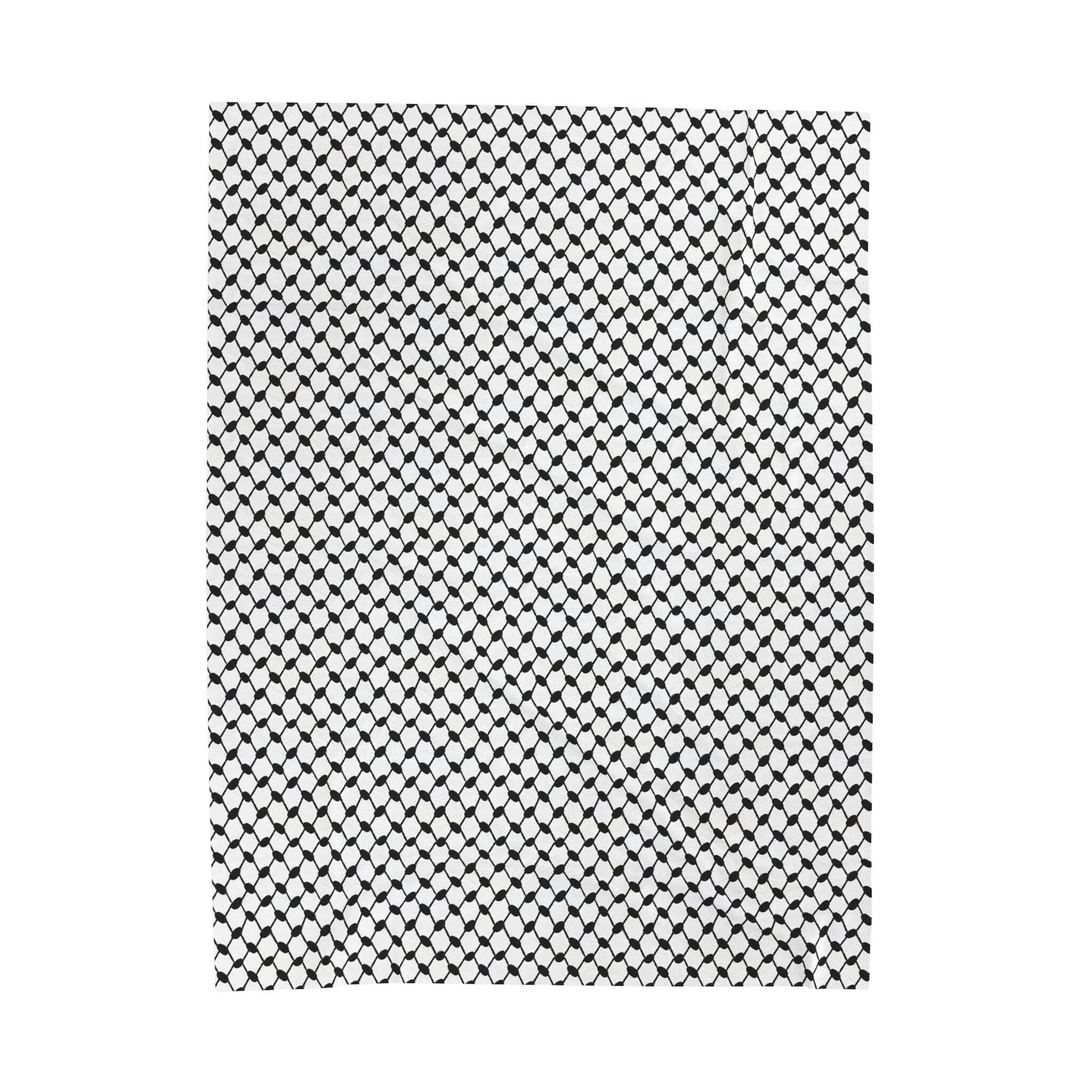 Palestine Keffiyeh Plush Blanket; Support Gaza, Free Palestine I Stand With Palestine Gaza Blanket kufiya Gift Free Keffiyeh Blanket, Pride, - image 3