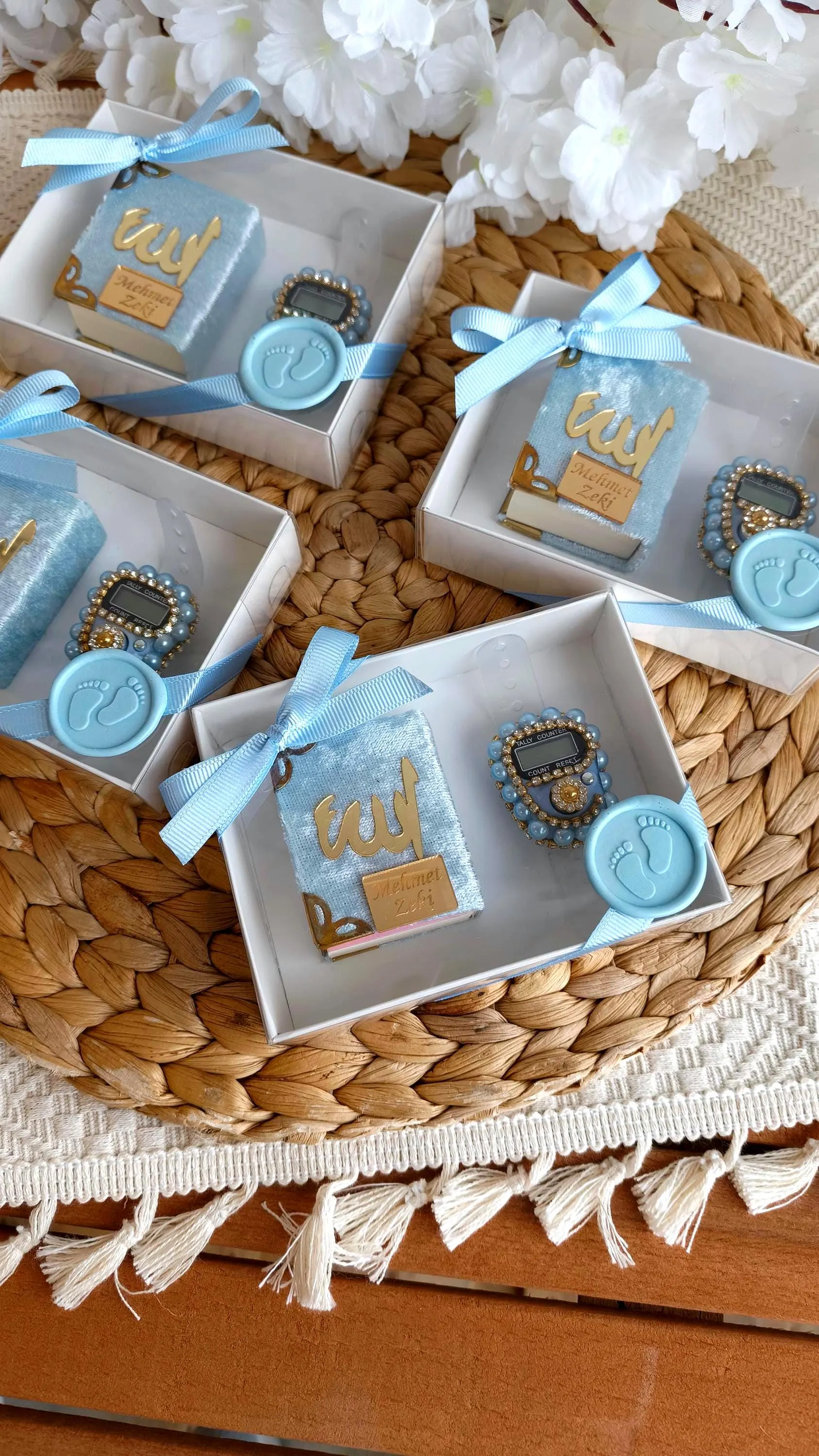Personalized Ramadan Gift Set, Mini Quran, Prayer Counter, Islamic Favors - image 4
