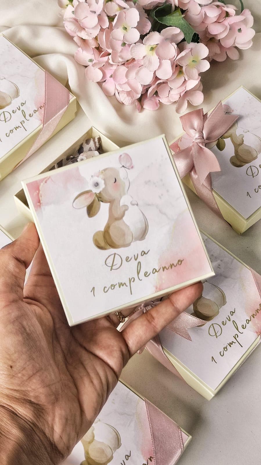Rabbit concept gifts, baby shower chocolate favors, rabbit baby birthday party favors, personalized magnets, bunny baby shower favor,baptism - image 5