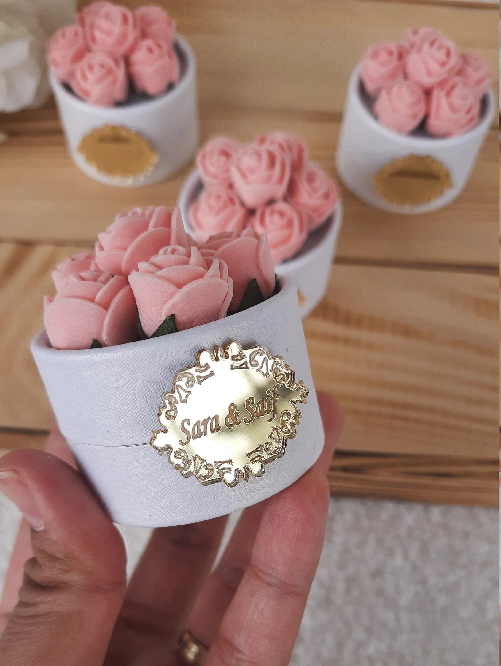 Wedding Gift Box,Wedding Favor for Guests,Engagement Gift,Bridesmaids Favors,Wedding Candy Box,Rustic Wedding Favor,Personalized Gifts - image 3