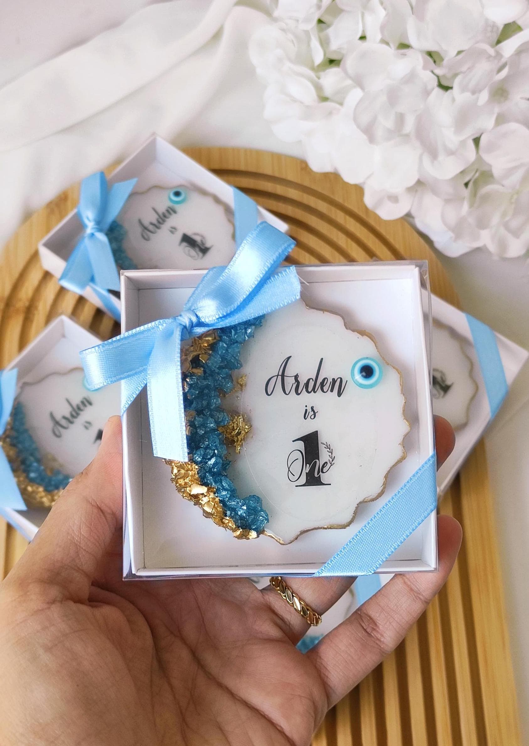 Party Favors for 1st Birthday, Custom Birthday Magnet,Personalized 1st Birthday Boy & Girl,Age 1 Favors,  Unique First Birthday Favor, - image 4