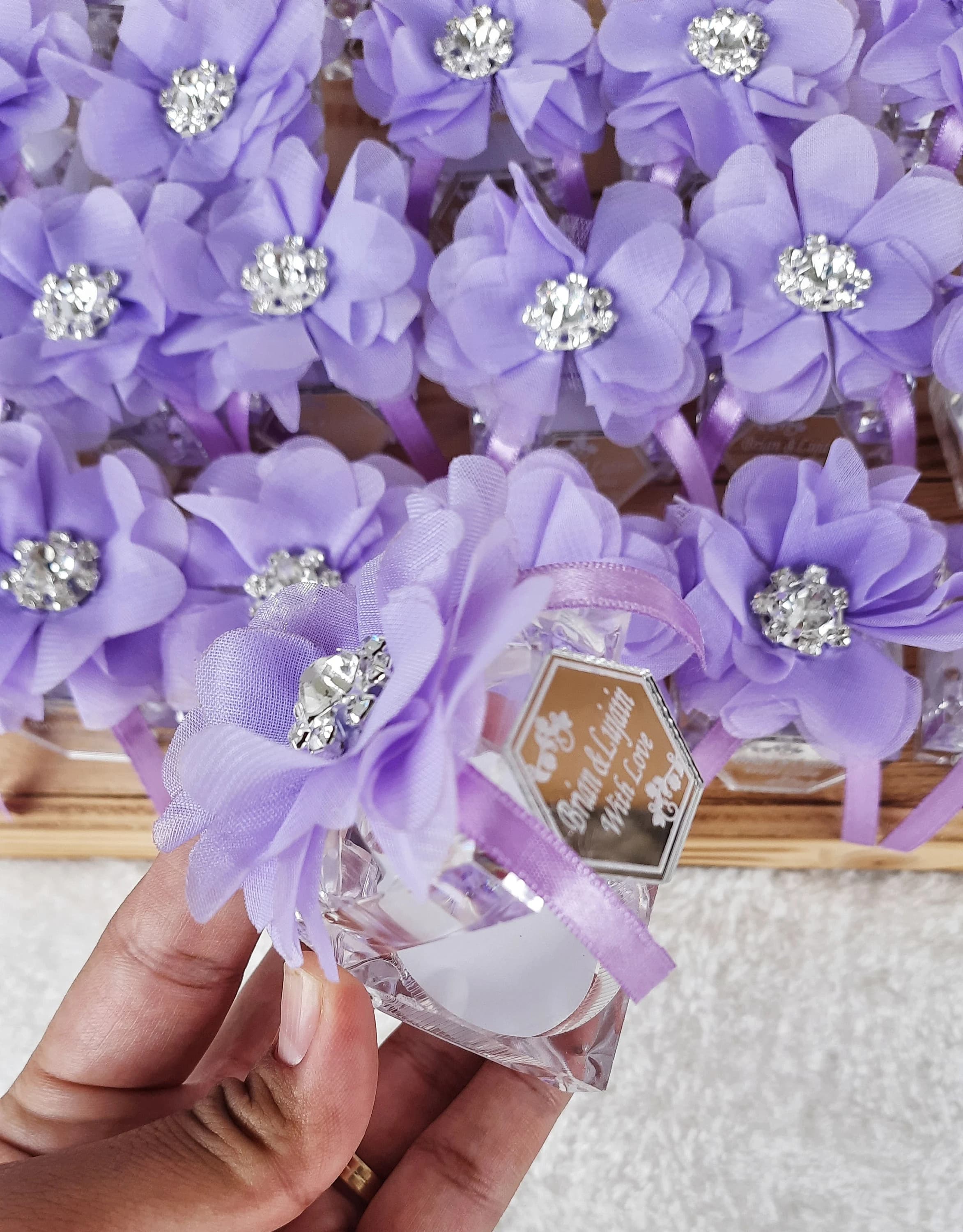 Personal Wedding Gifts for Guests,Engagement Gifts,Mis Quince Anos,Wedding Gifts ,Luxury Gifts, Wedding Candy Favor, Lilac Sweet 16 Favors - image 5