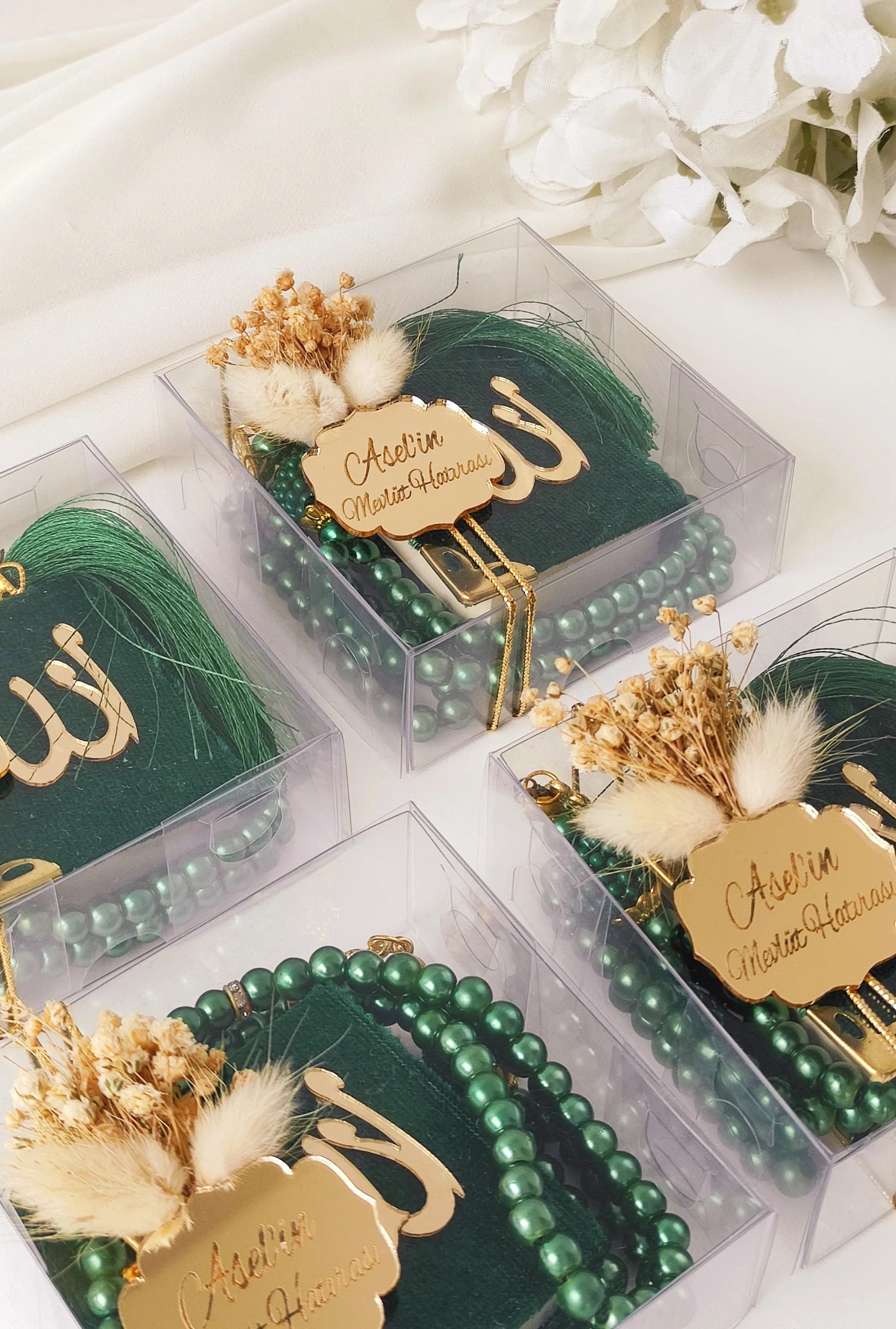 Islamic Gifts,Aqiqah Mini Quran Tasbih Gift Box,Islamic Baby Gifts,Prayer Gift,Muslim Wedding Gift,Ramadan Gift,Eid Gift,Umrah Hajj Favors - image 4