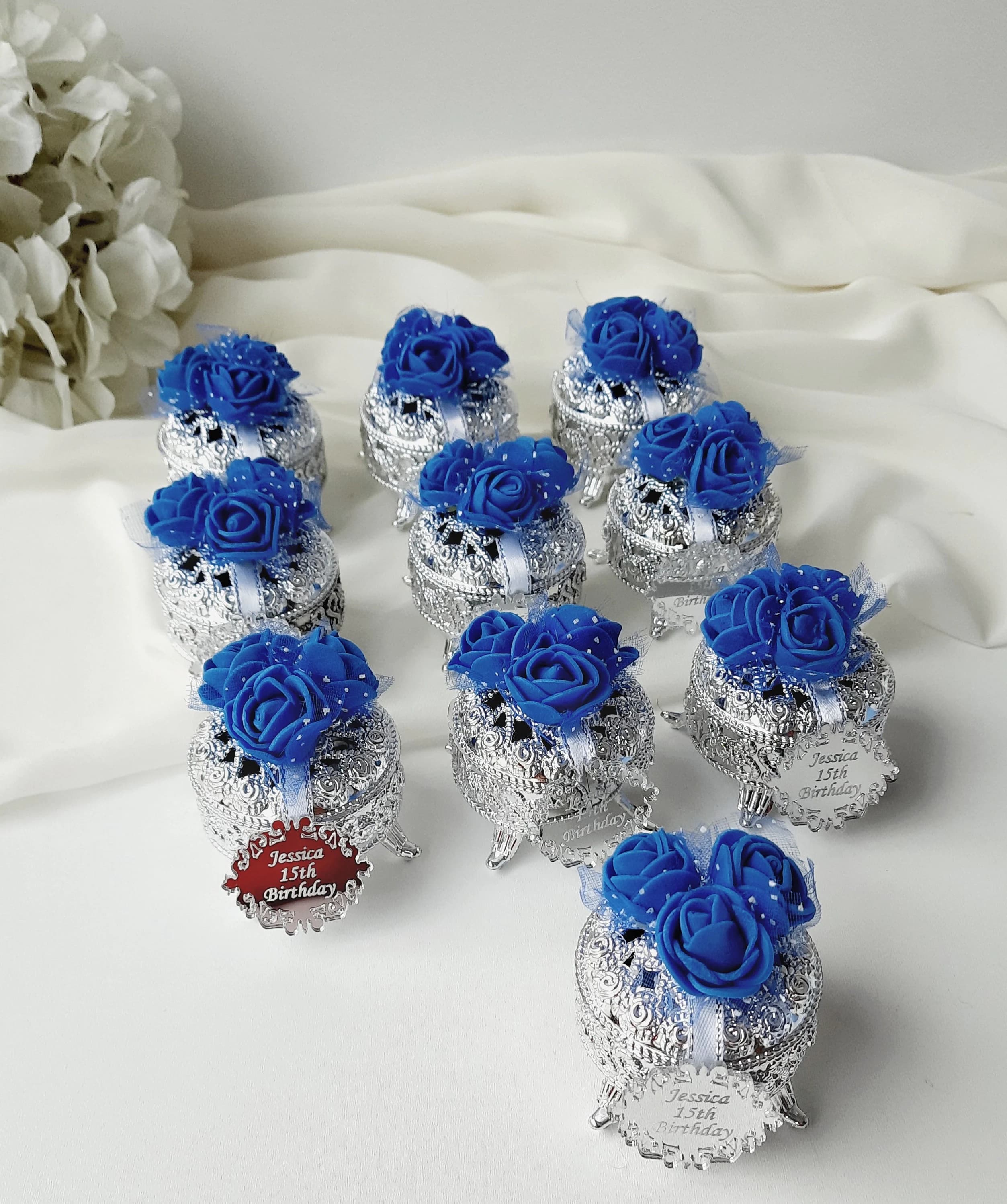 Sweet 15,Brithday Favors Box,