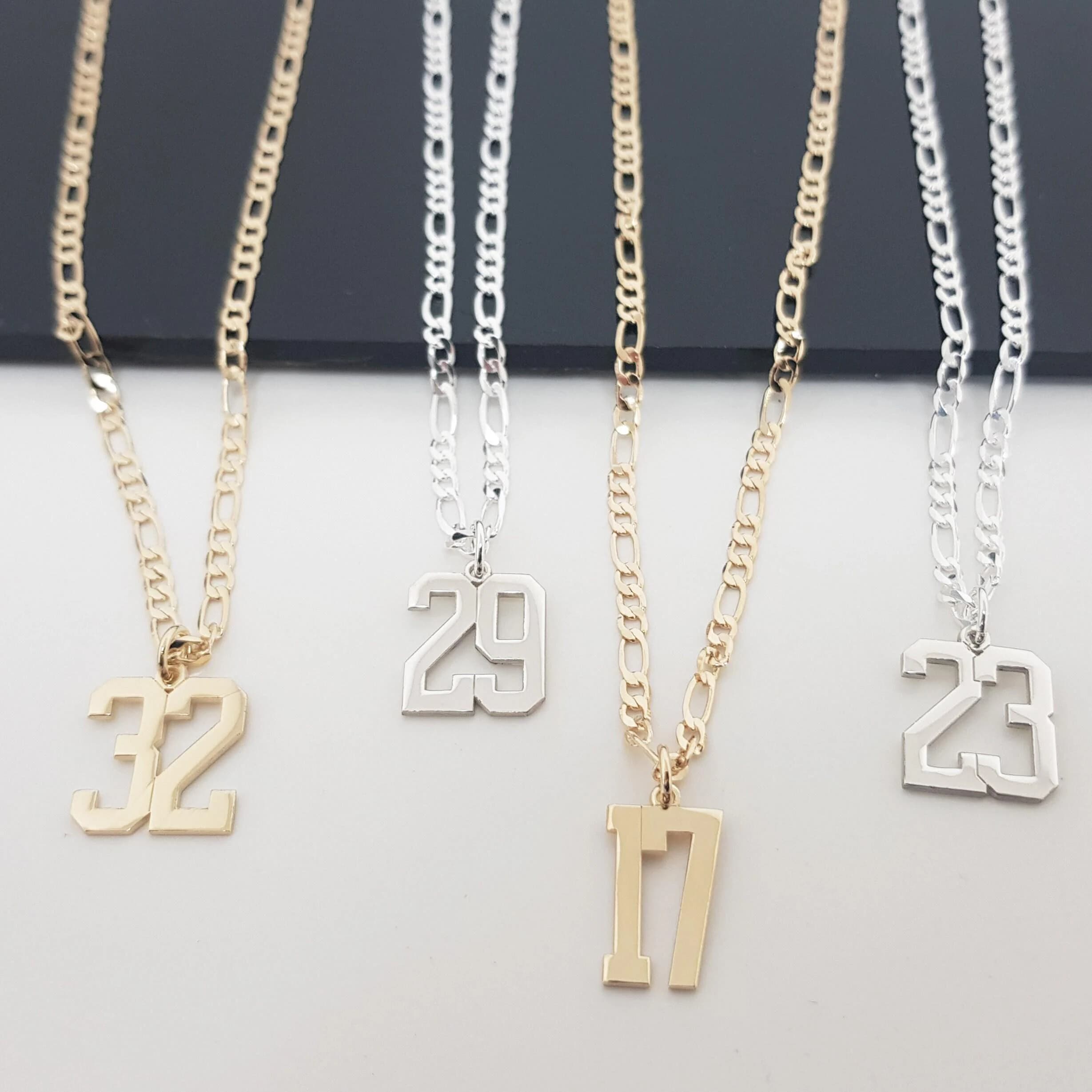 Sport Number Necklace, Number Necklace, Number Year Necklace, Custom Lucky Pendant Customize Necklace With Number, Sport Lover Gifts For Men - image 5
