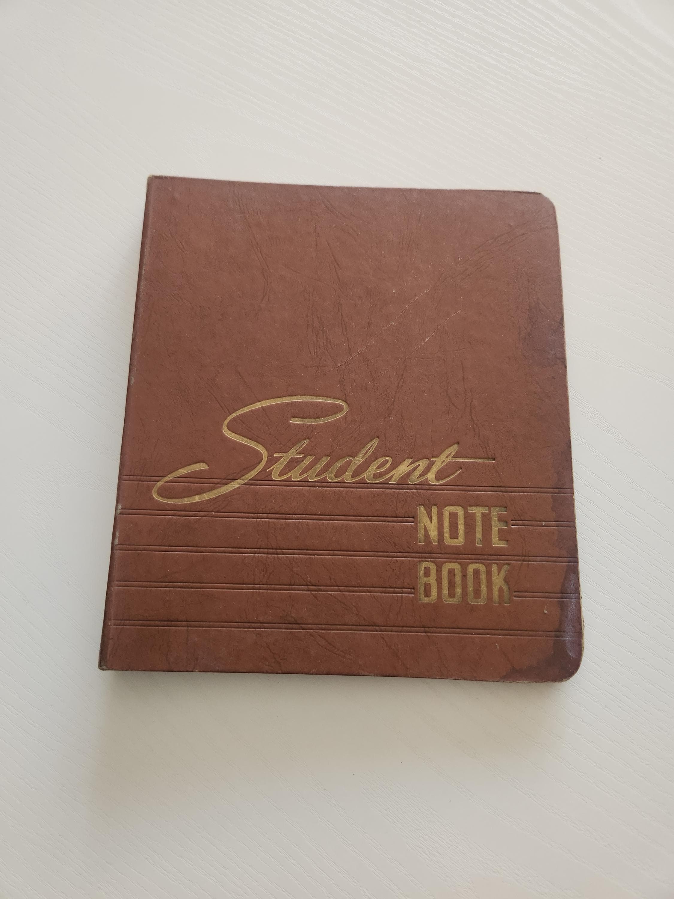 Vintage Marquette Student Notebook – Unused Lined Paper, Teacher Gift