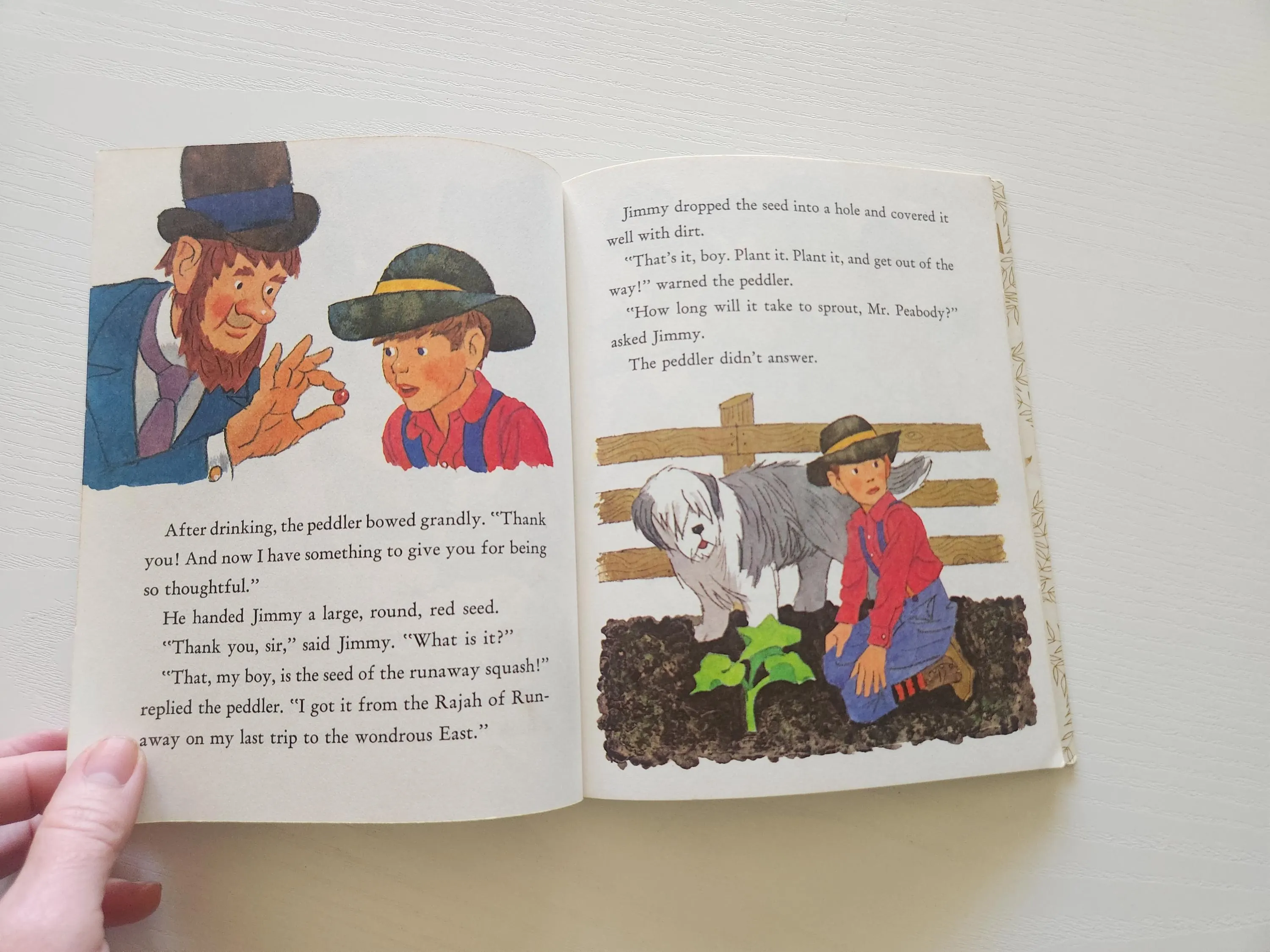 The Runaway Squash: Vintage Little Golden Book (1976) - image 5