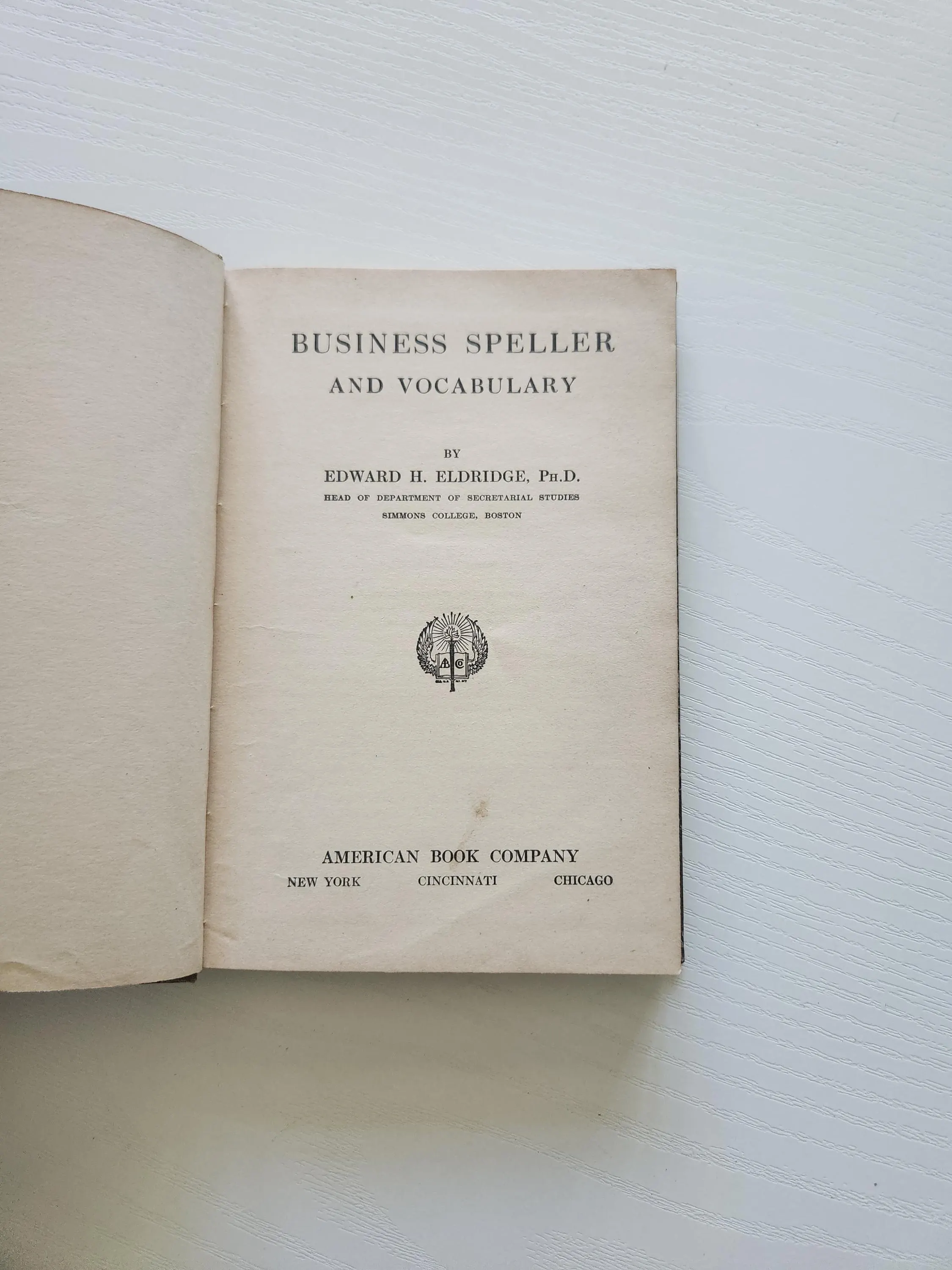 Vintage Business Speller – Eldridge's 1913 English Vocabulary Guide - image 4