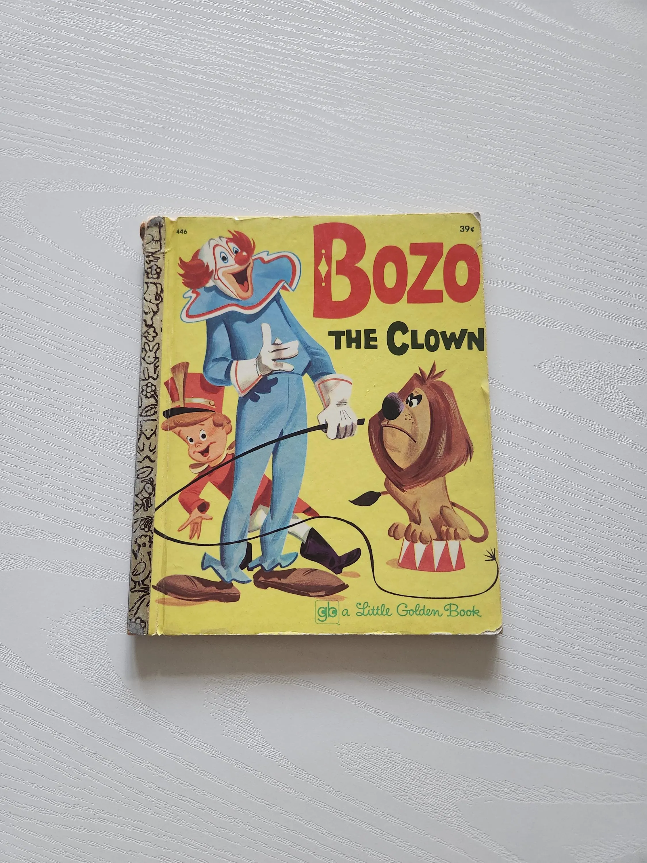 Vintage Bozo the Clown Little Golden Book (1971)