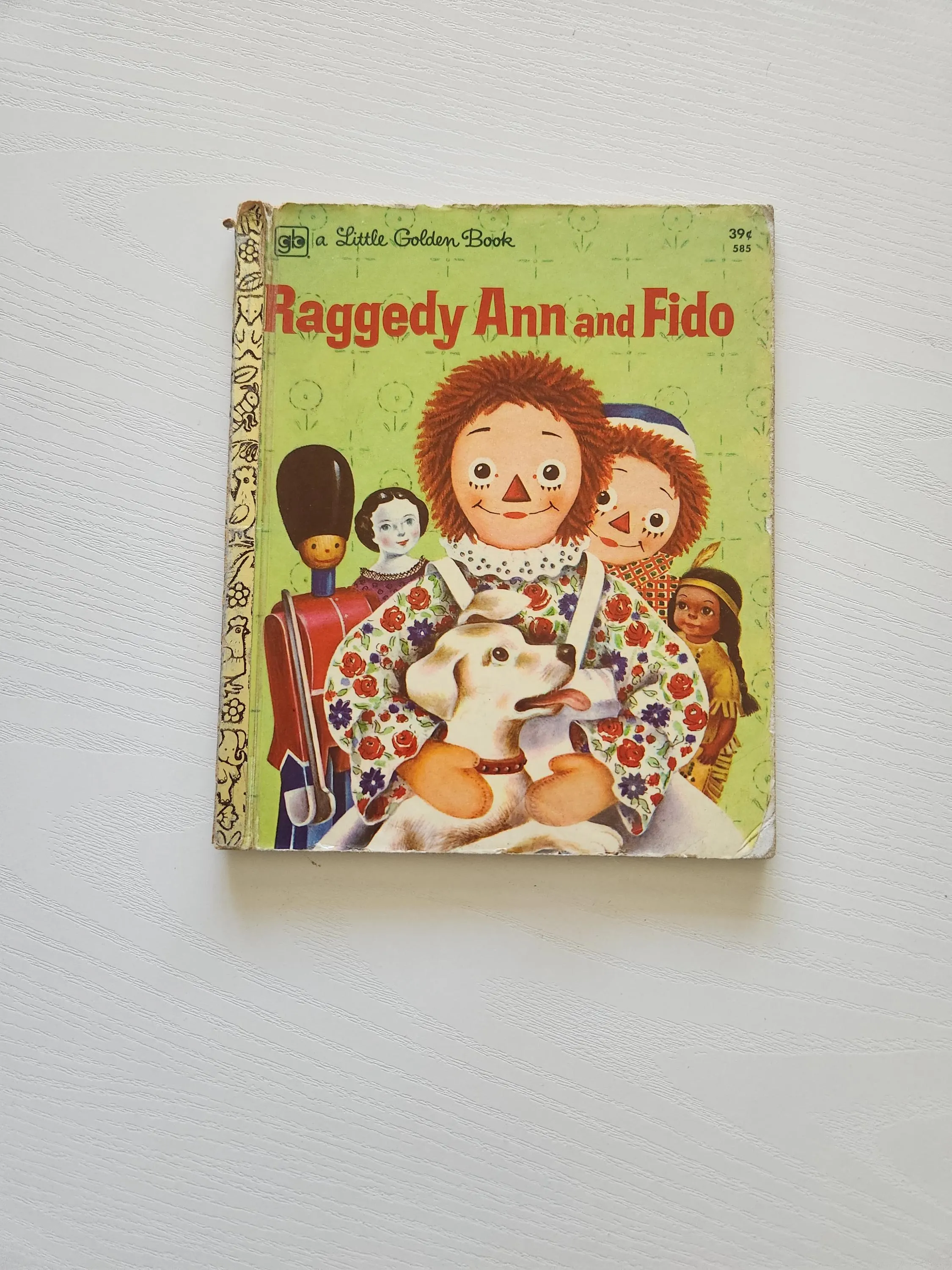 Vintage Raggedy Ann & Fido Little Golden Book (1972)