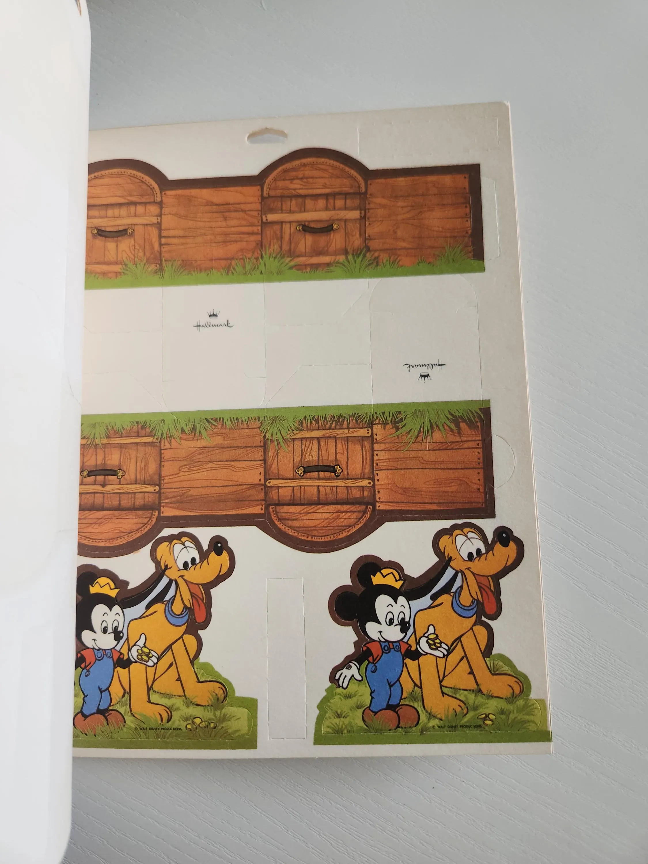 Vintage Walt Disney Treasure Hunt Nut Cups – Mickey Mouse & Pluto - image 4
