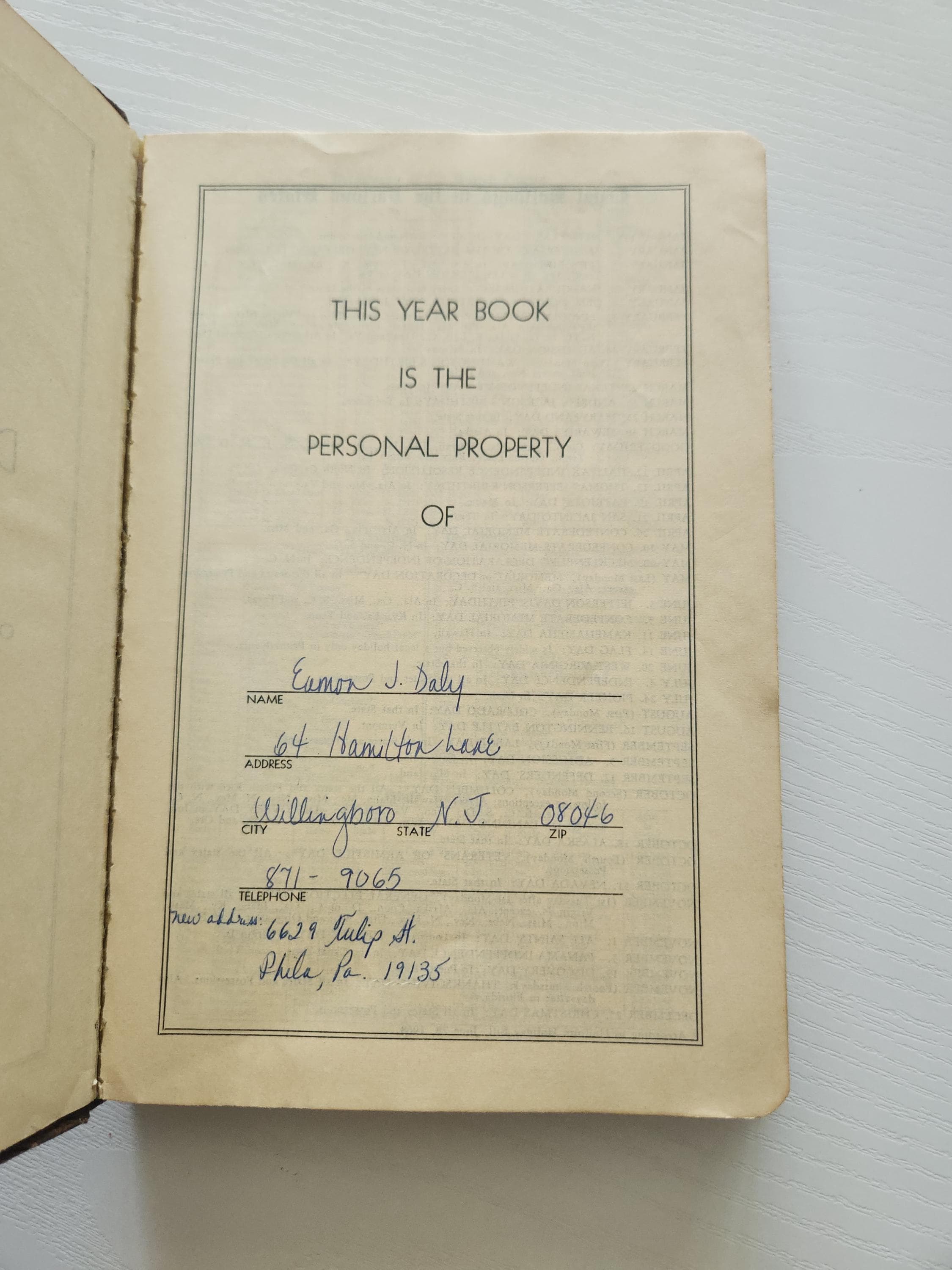 Vintage 1974 Yearbook & Daily Reminder – European Travel Diary - image 4