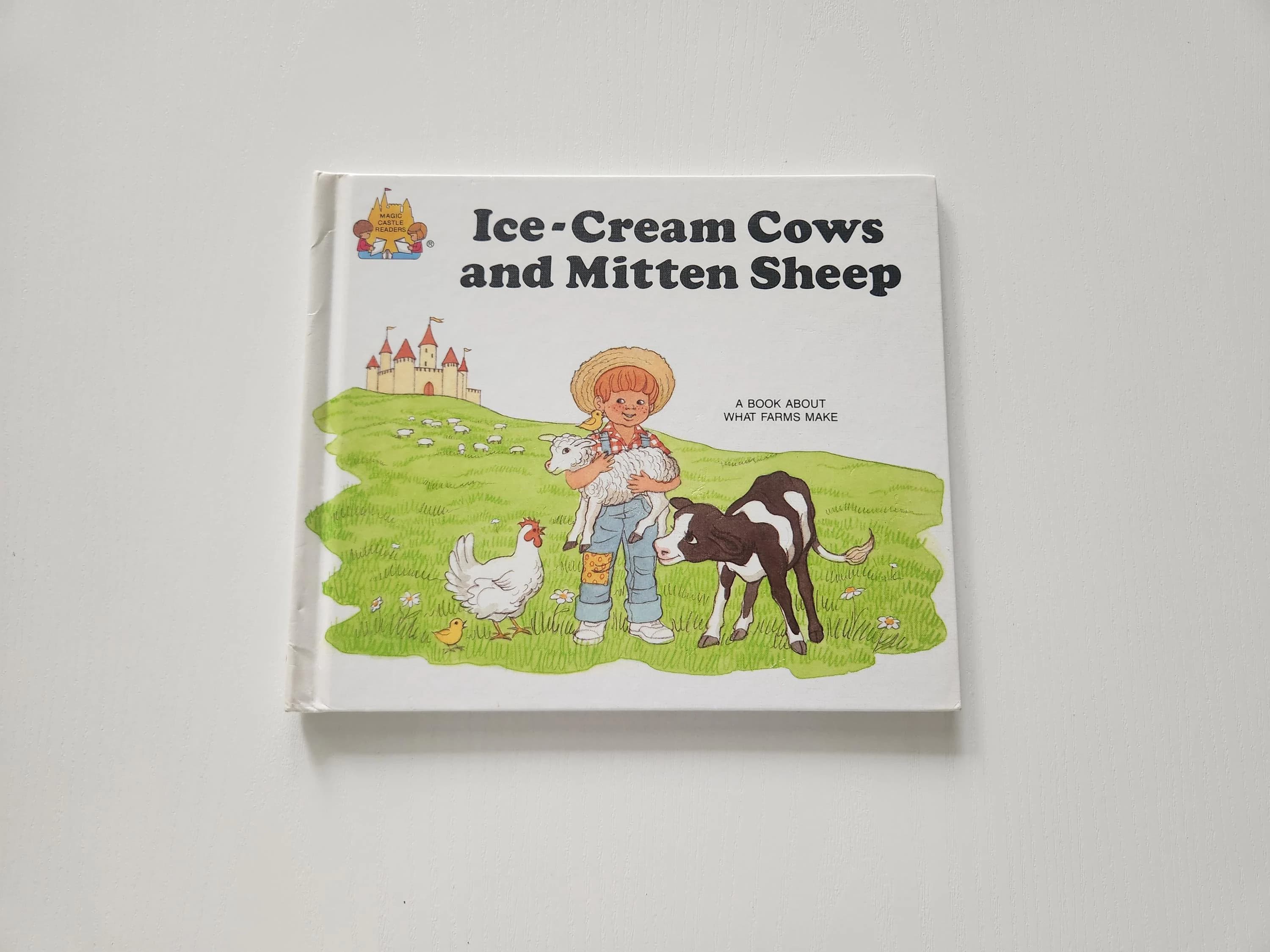 Vintage Ice Cream Cows & Mitten Sheep - Jane Belk Moncure, 1988