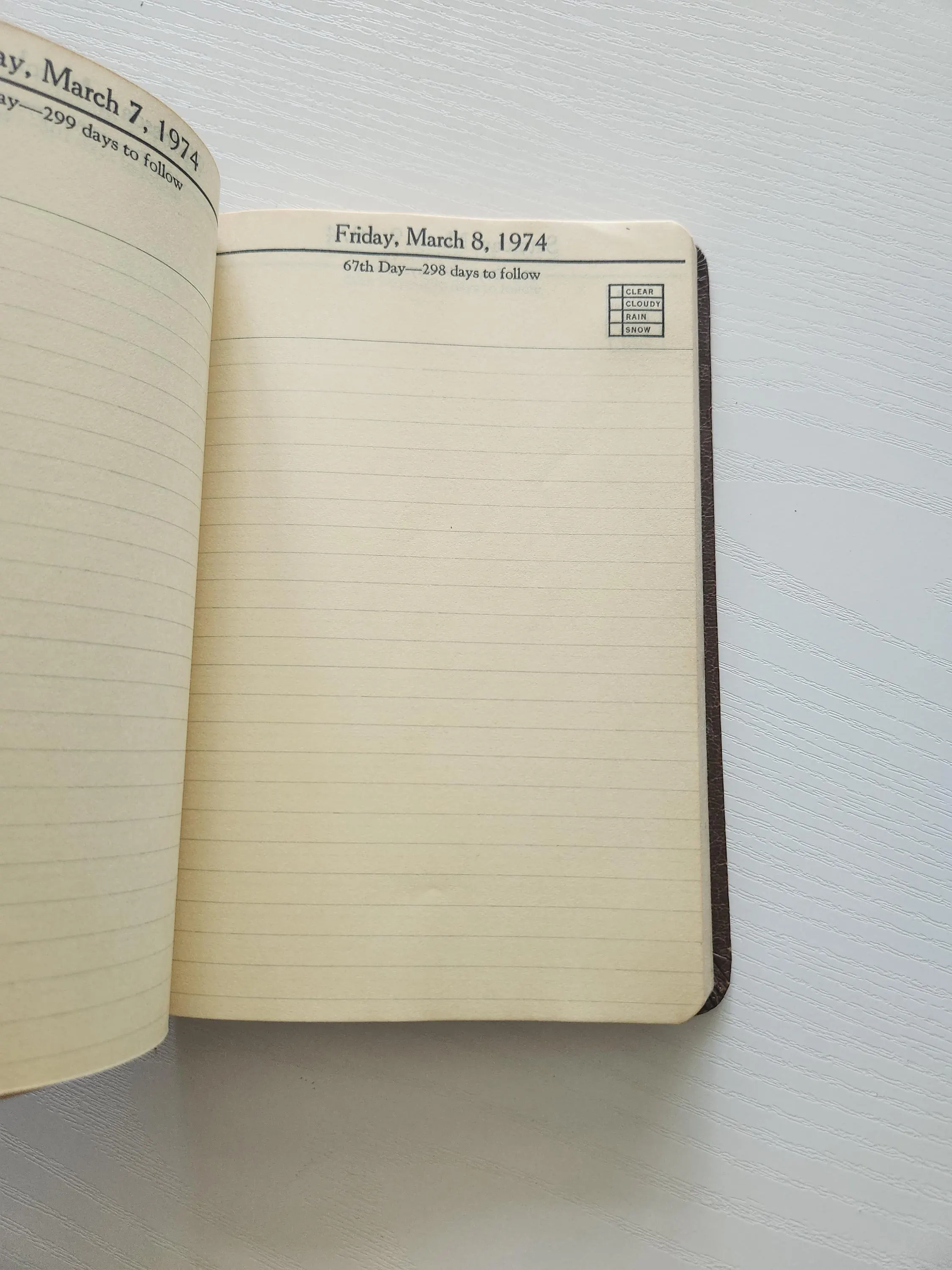 Vintage 1974 Yearbook & Daily Reminder – European Travel Diary - image 5