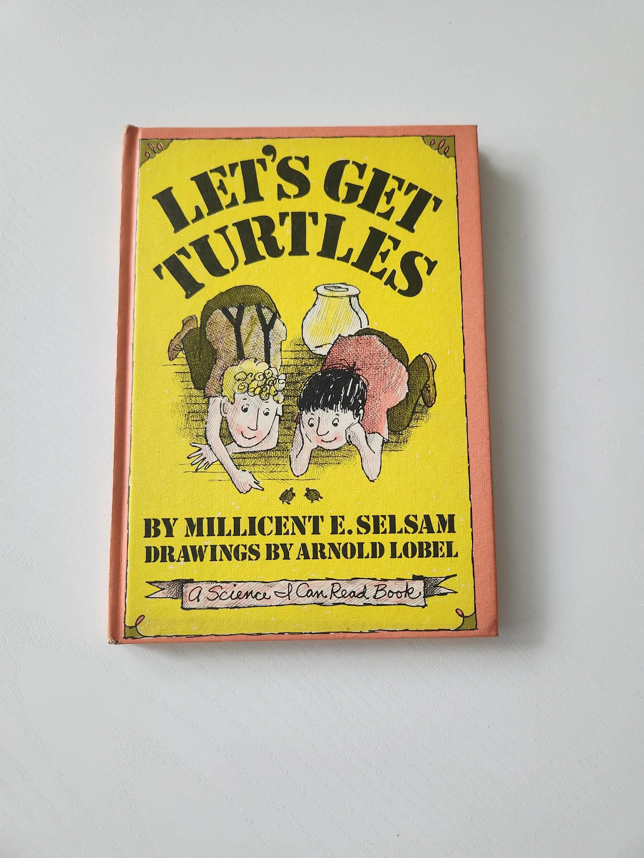Vintage Let's Get Turtles 1965 Children's Science Book by Millicent Selsam, Arnold Lobel Illustrations