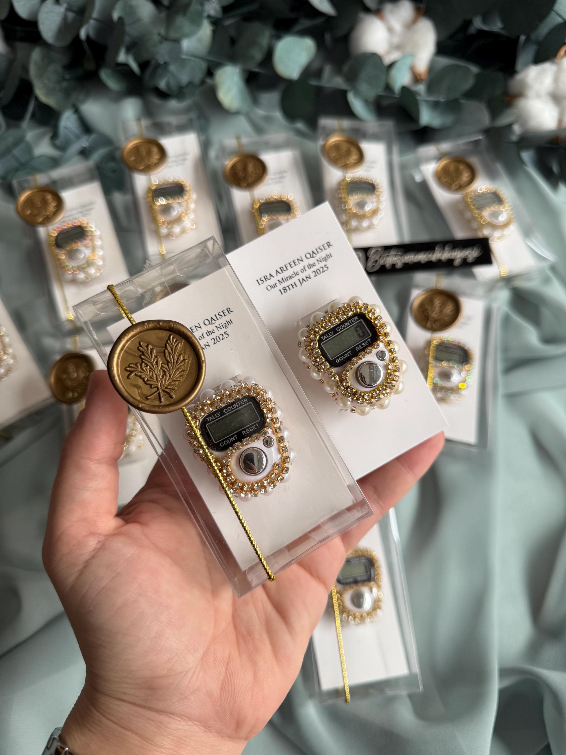 Personalized Islamic Tasbeeh: Wedding Favor Prayer Beads, Custom Tasbih in Boxes - image 3