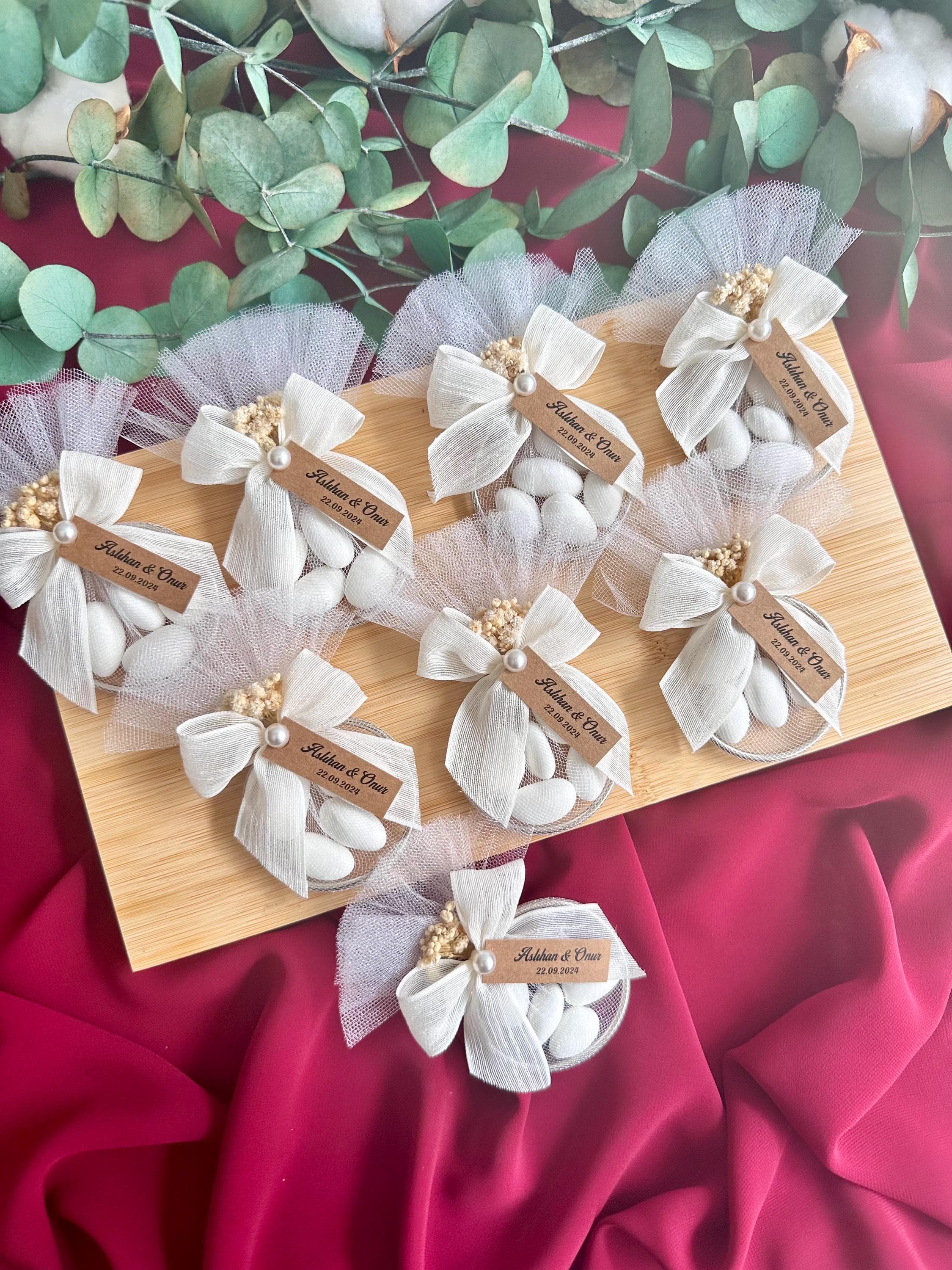 Almond Candy Wedding Favors: Ringed Save-the-Date Gifts - image 5