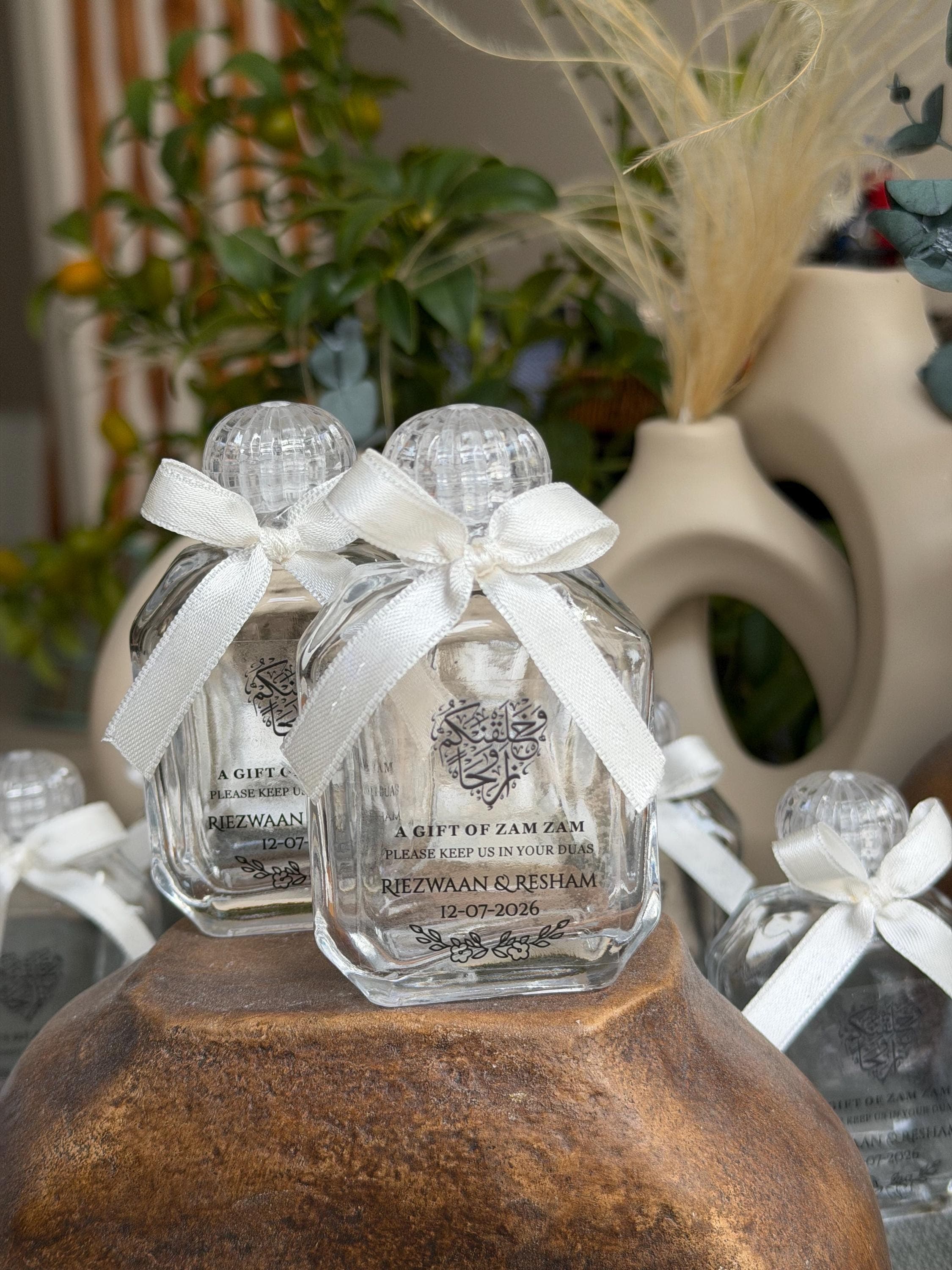 Personalized Zam Zam Water Bottle: Islamic Wedding Favor, Umrah Gift - image 5