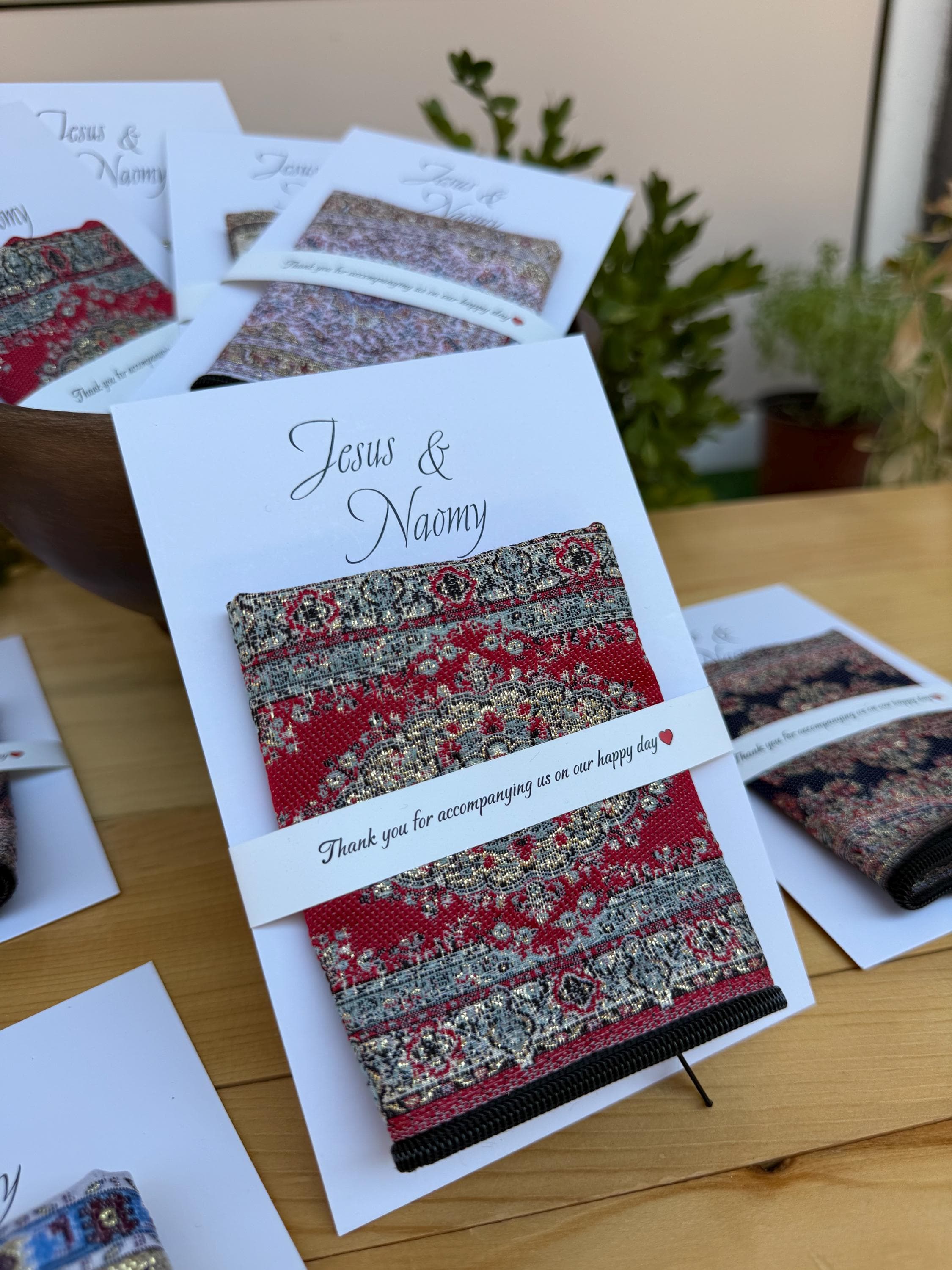 Personalized Henna Pattern Wallet: Ethnic Ottoman Print Favor - image 4
