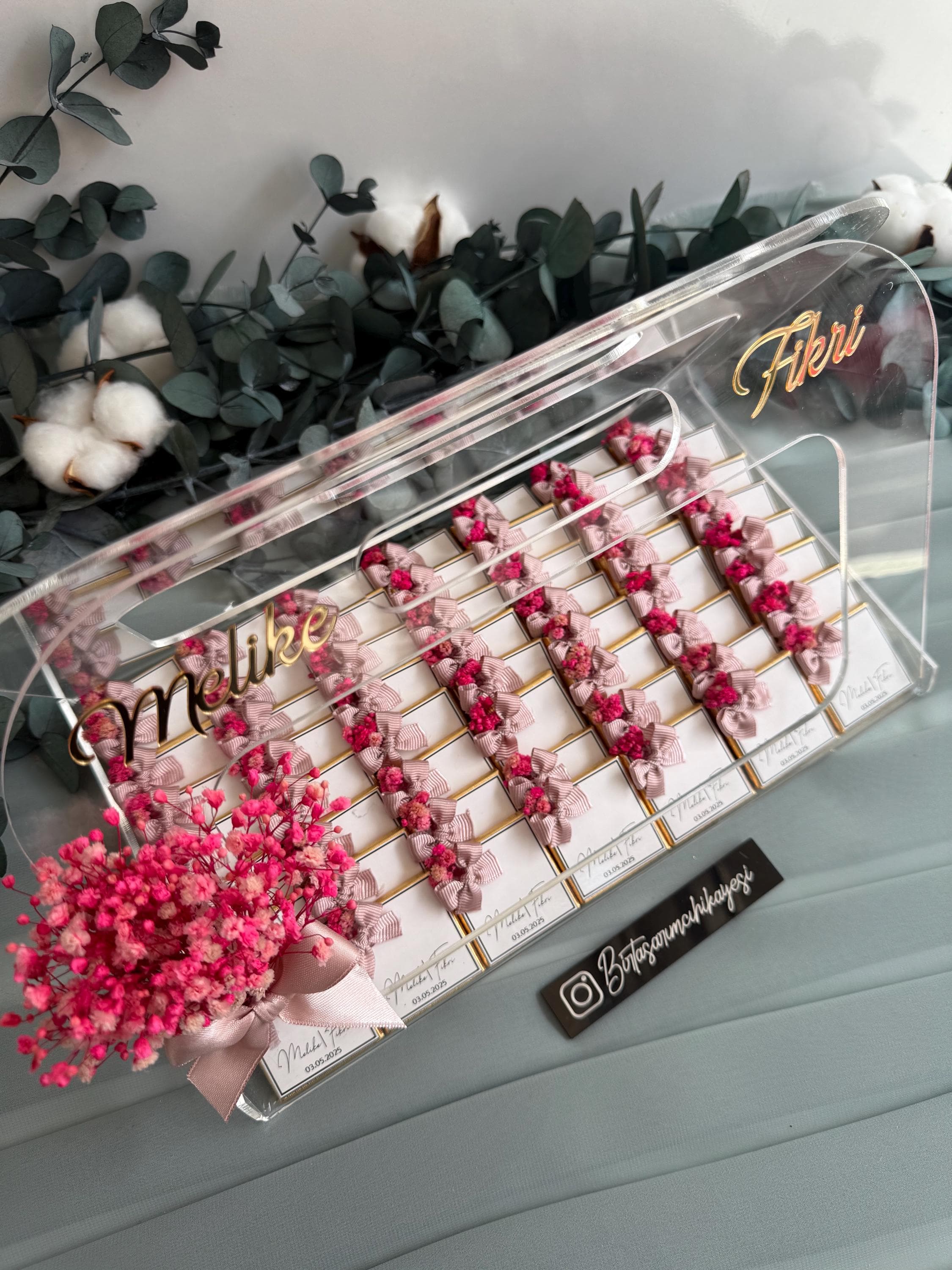 Personalized Engagement Chocolate Box: Wedding Party Favors - image 4