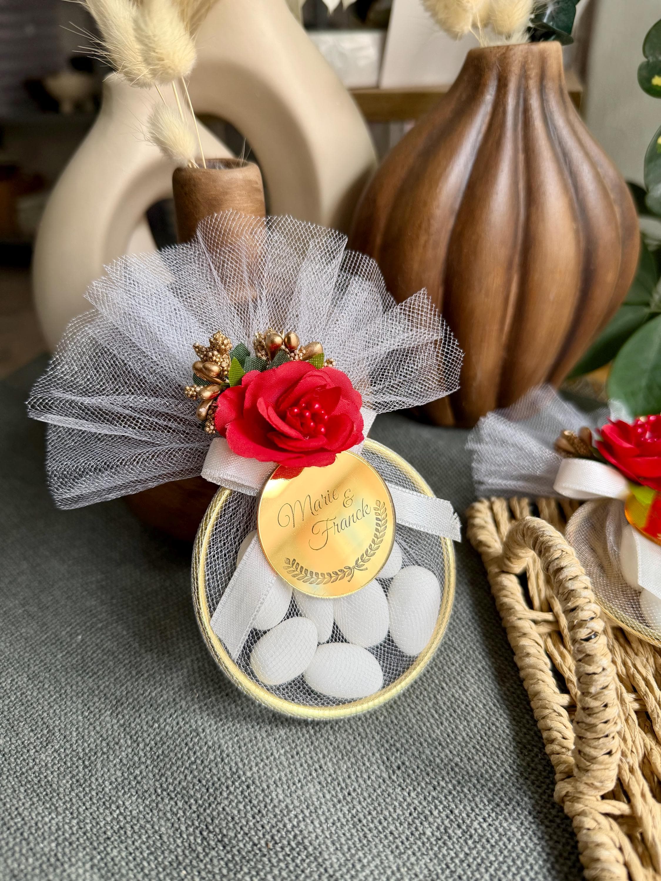 Personalized Wedding Almond Candy Favors: Elegant Party Gift - image 3