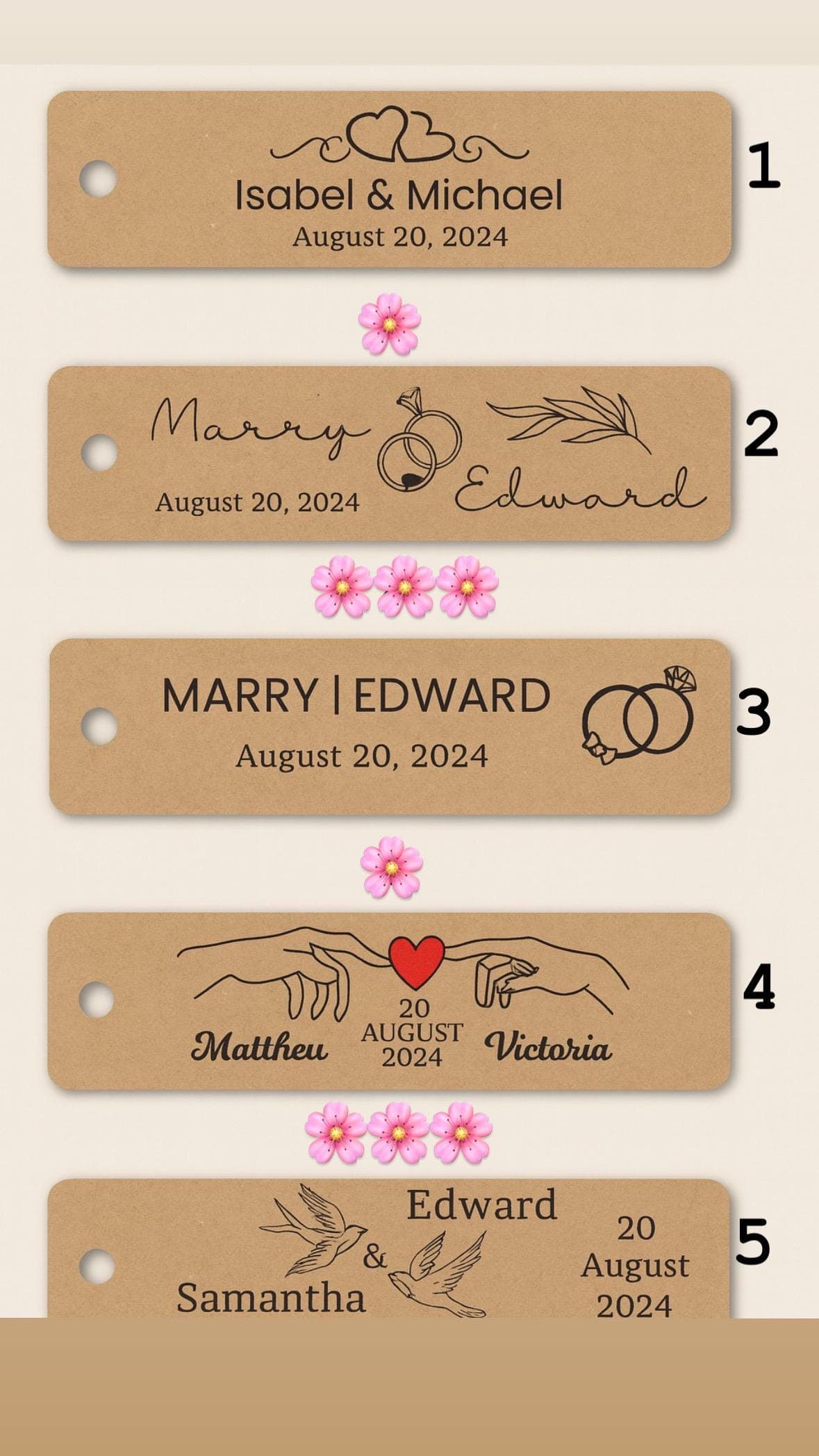 Almond Candy Wedding Favors: Ringed Save-the-Date Gifts - image 3