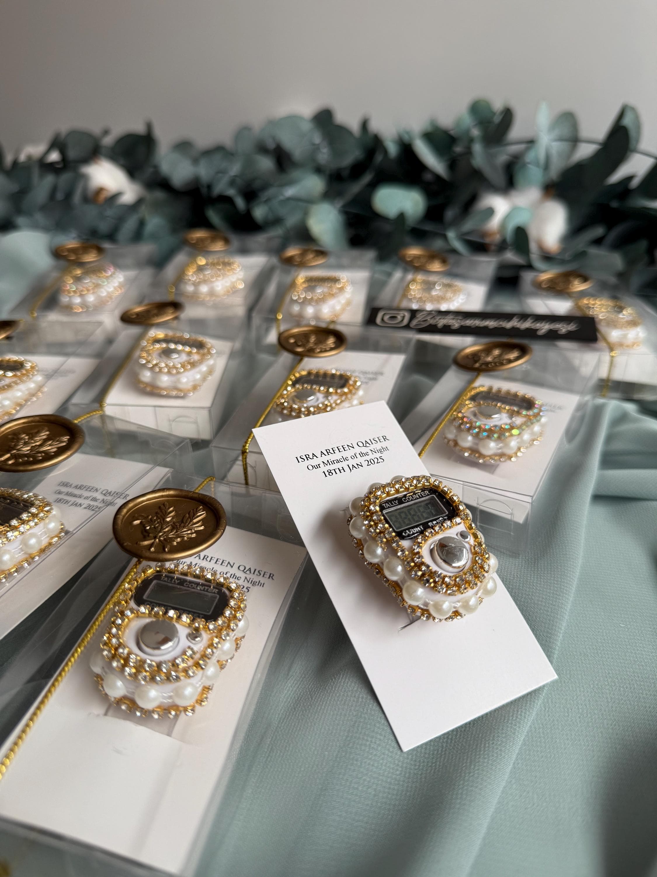Personalized Islamic Tasbeeh: Wedding Favor Prayer Beads, Custom Tasbih in Boxes - image 4