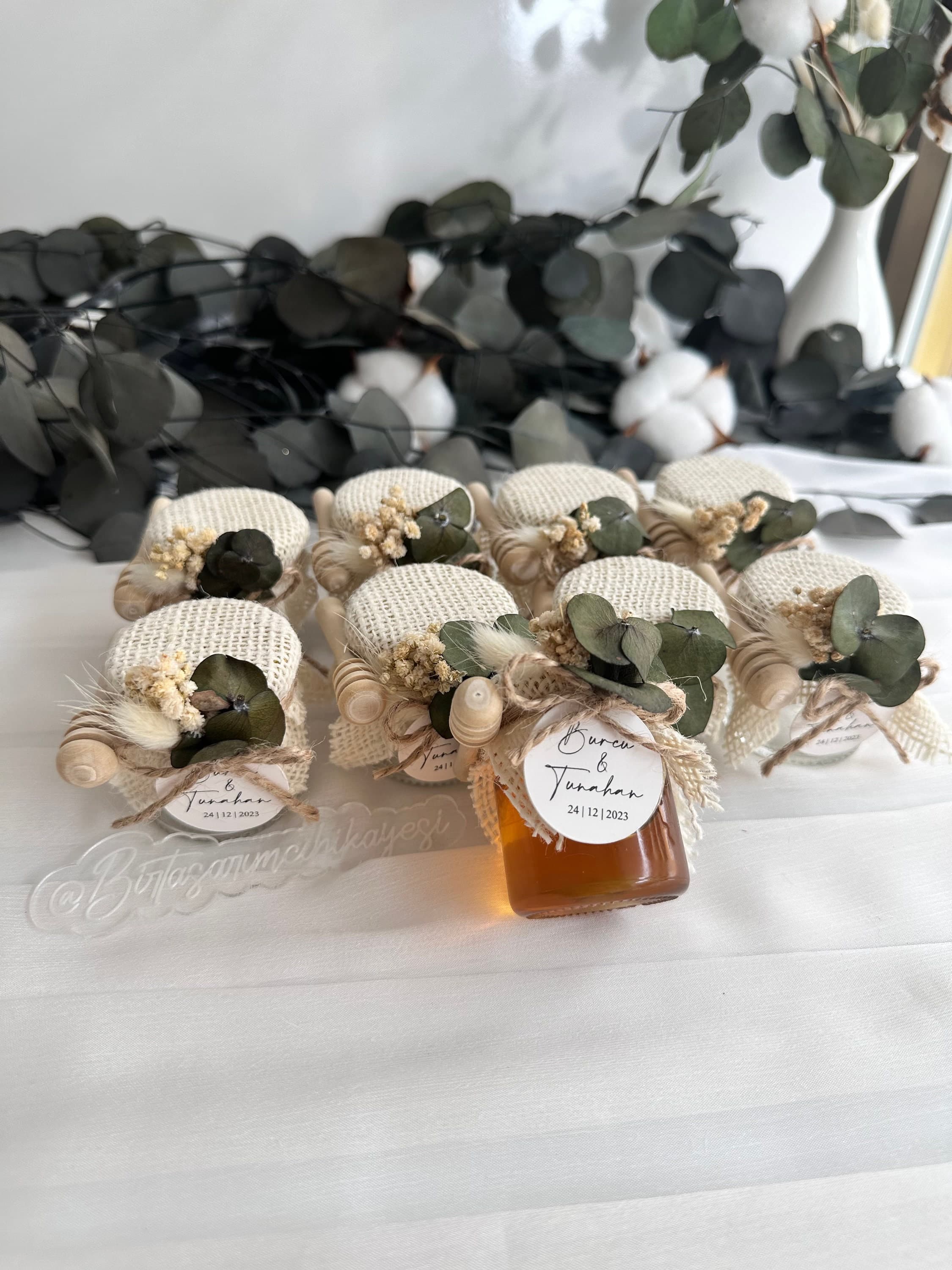 Luxury Honey Jar Favors: Personalized Wedding & Baby Shower Favors - image 3
