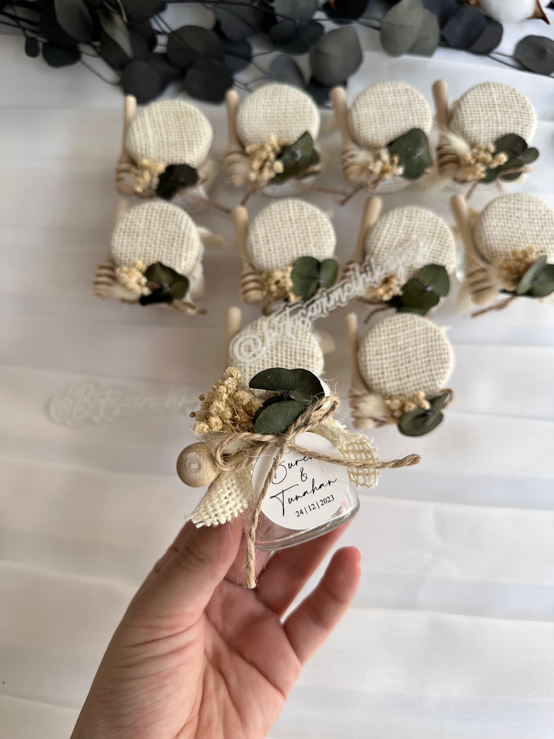 Luxury Honey Jar Favors: Personalized Wedding & Baby Shower Favors - image 4