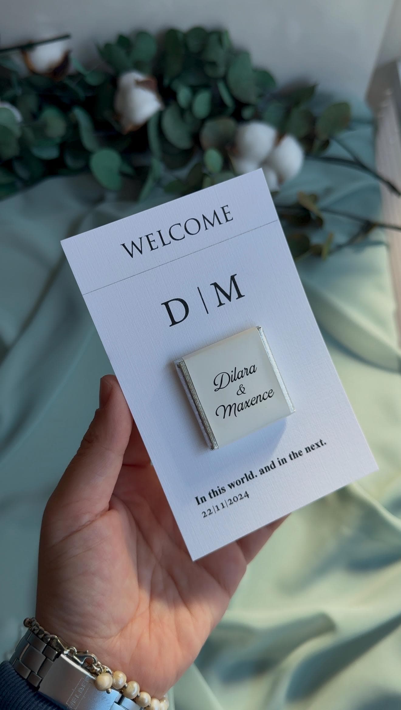Personalized Madlen Chocolate Favors: Gold Mirror Wedding Gifts, 40 Pieces - image 4