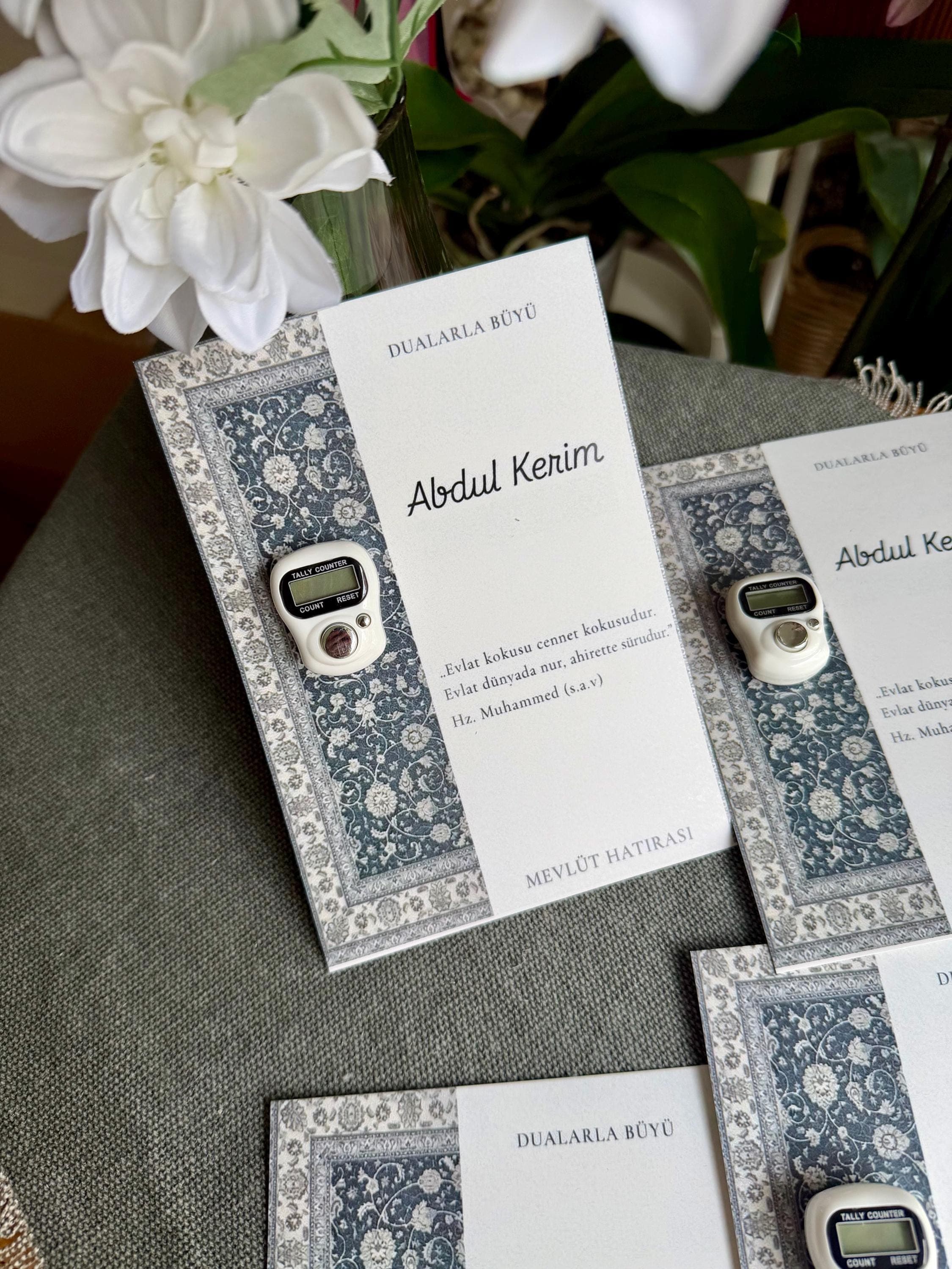 Personalized prayer counter: Islamic wedding favors, digital prayer beads