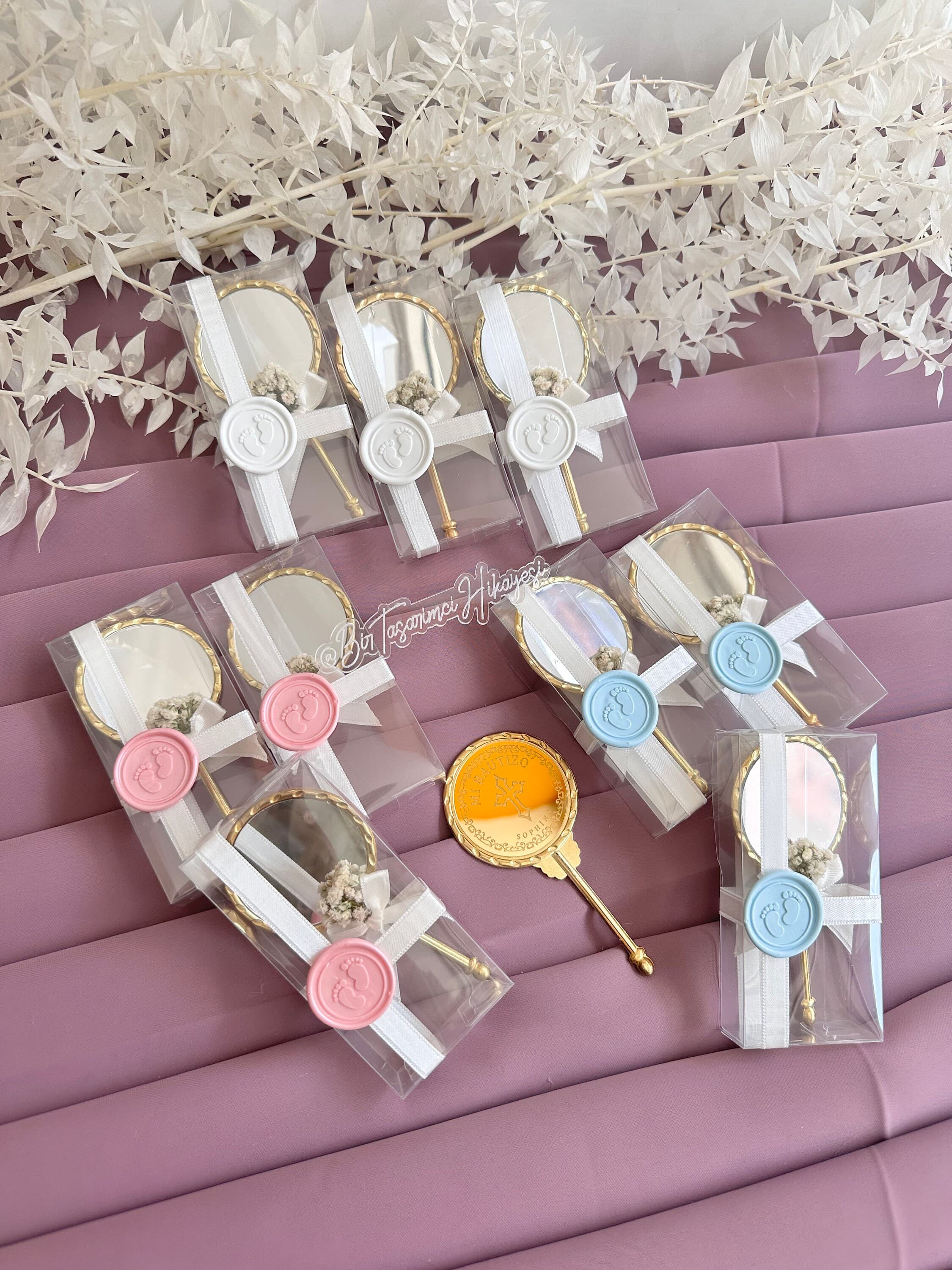 Personalized Mirror Favors: Christening, Baptism, First Communion Gifts - image 5