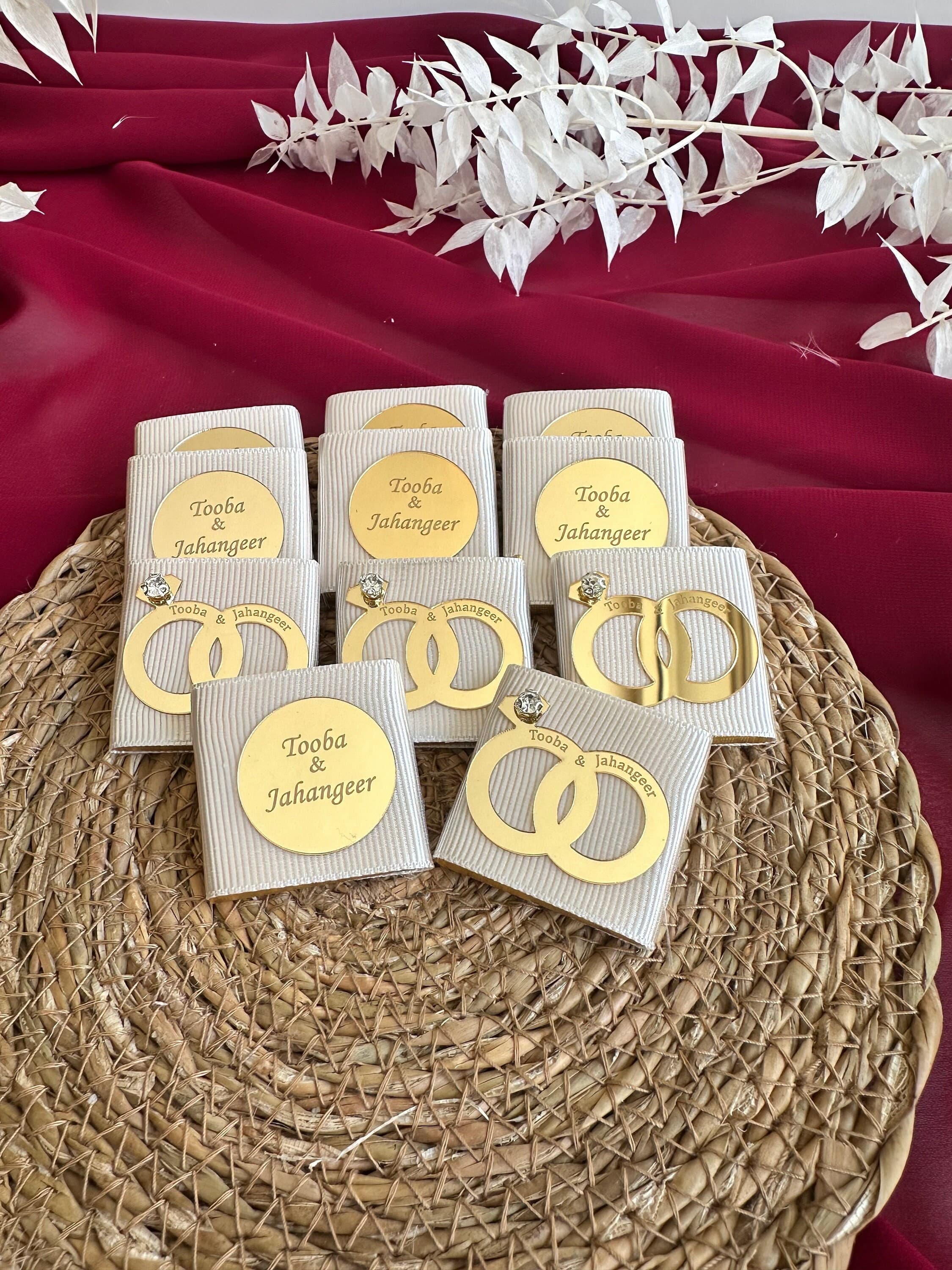 Personalized Madlen Chocolate: Wedding Engagement Party Favors