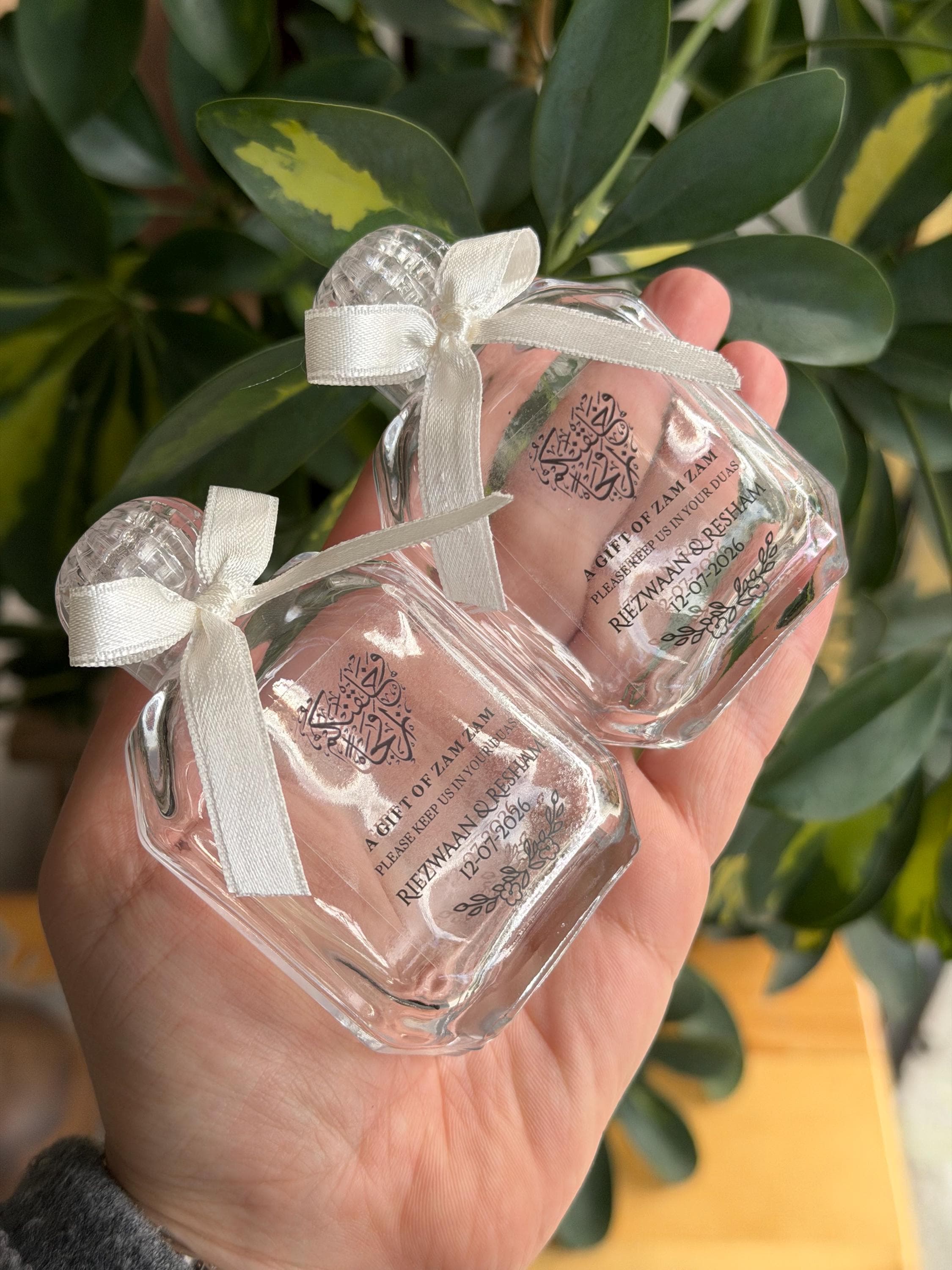 Personalized Zam Zam Water Bottle: Islamic Wedding Favor, Umrah Gift - image 4